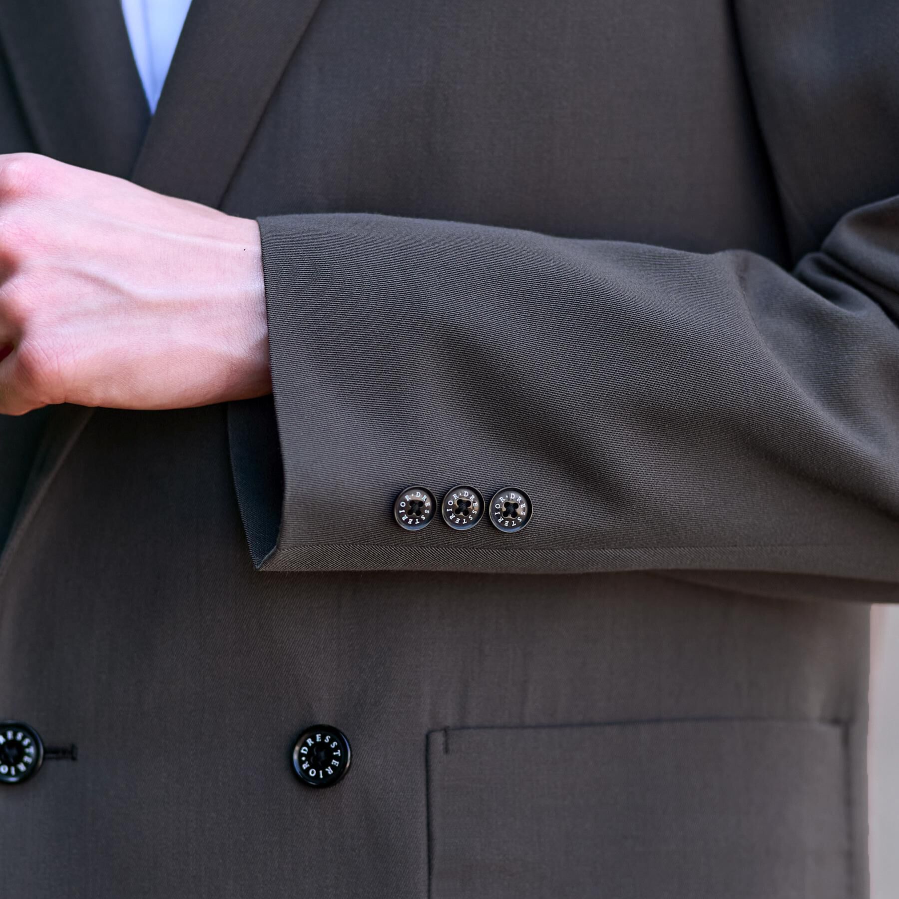 DRESSTERIOR「【セットアップ可】クリアーカルゼ コンフォータブル ダブルジャケット」|テーラードジャケット|