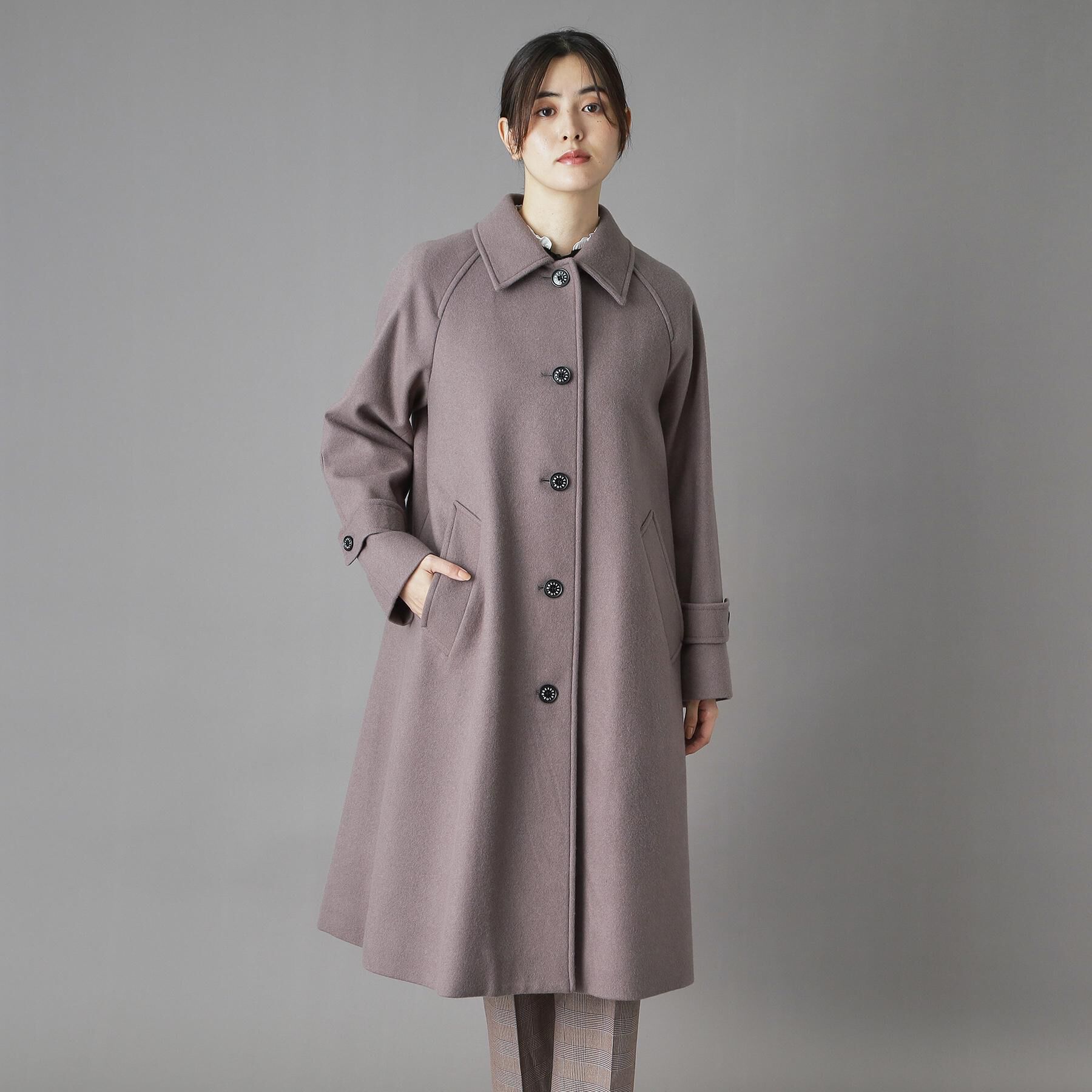 DRESSTERIOR「Super110sウールステンカラーコート」|ステンカラーコート|