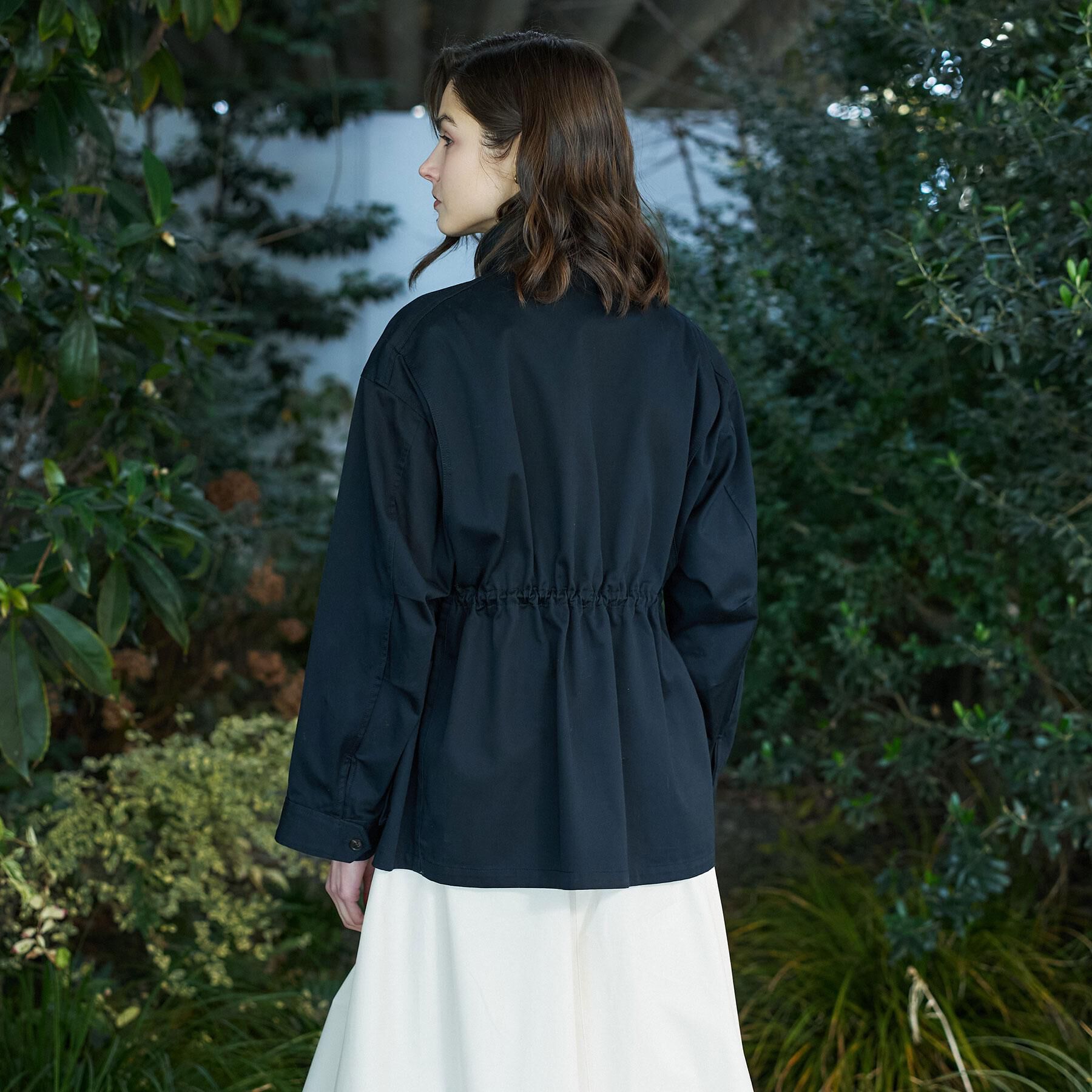 DRESSTERIOR「【ウォッシャブル】コンパクトコットンミリタリーブルゾン」|ブルゾン・スタジャン|