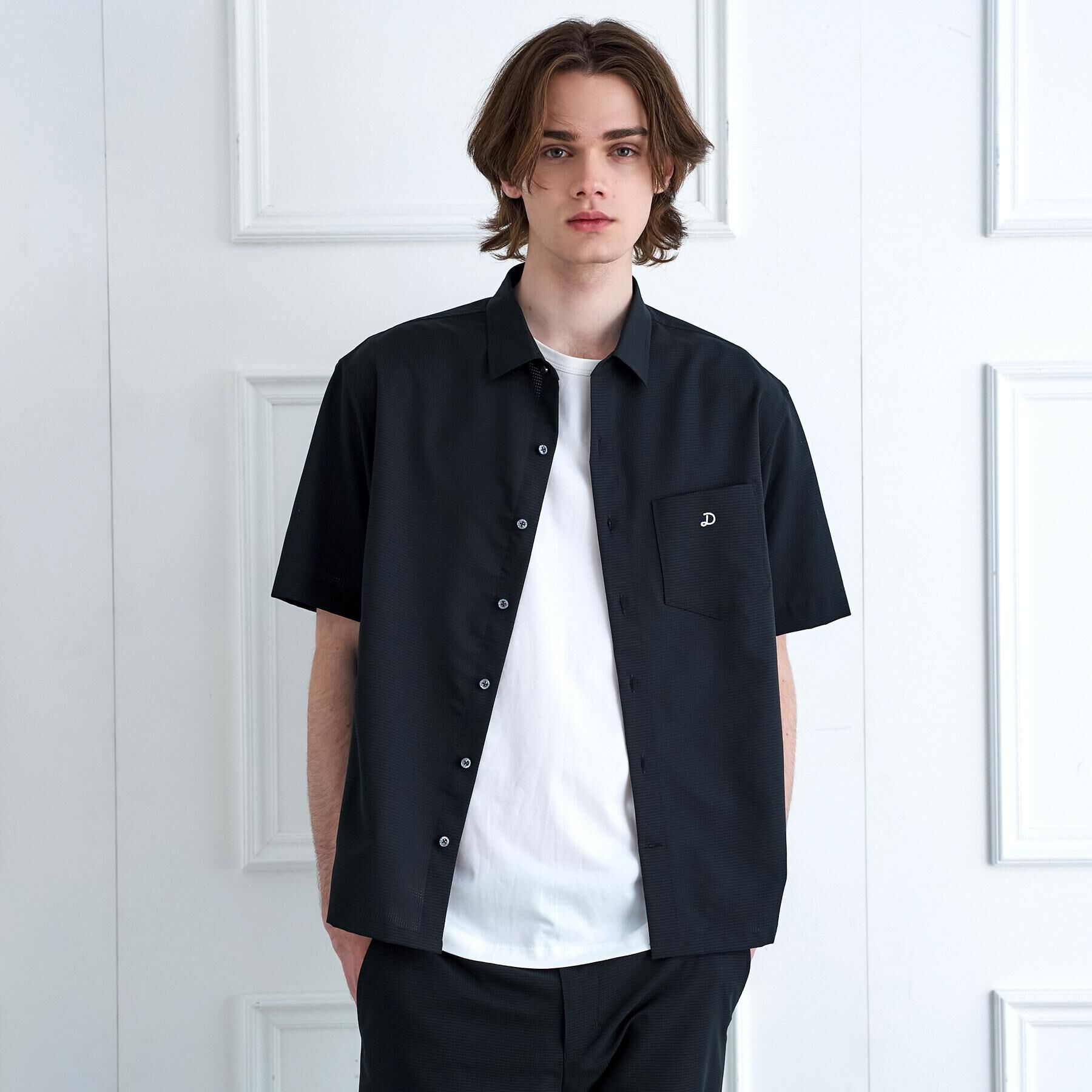 DRESSTERIOR「【セットアップ可】COOL DOTS ショートスリーブシャツ」|シャツ・ブラウス|