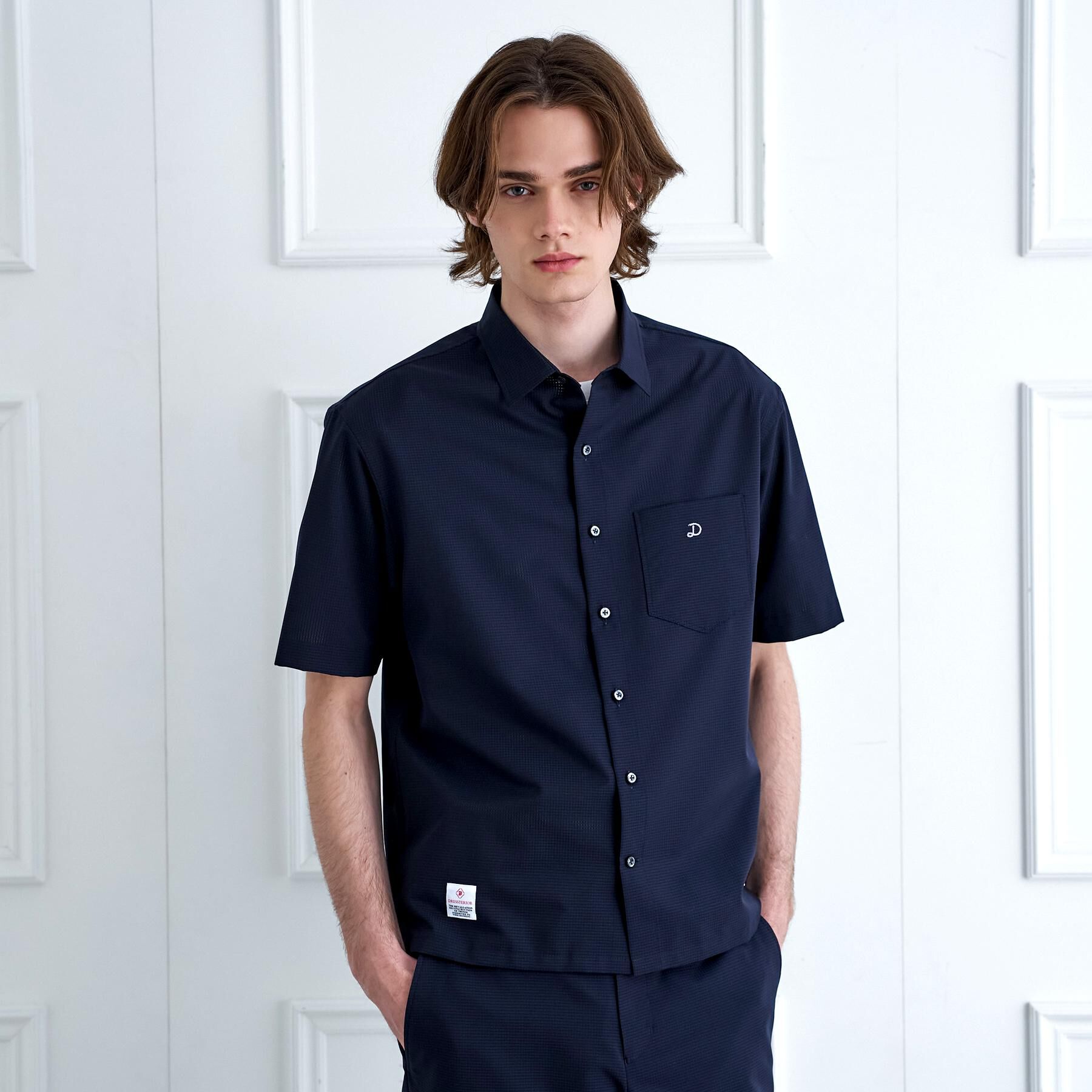 DRESSTERIOR「【セットアップ可】COOL DOTS ショートスリーブシャツ」|シャツ・ブラウス|