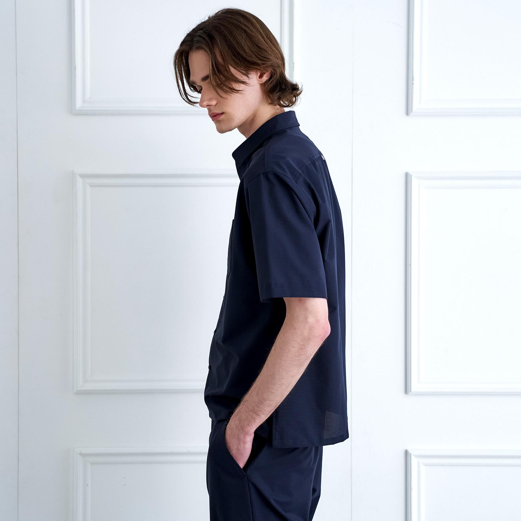 DRESSTERIOR「【セットアップ可】COOL DOTS ショートスリーブシャツ」|シャツ・ブラウス|