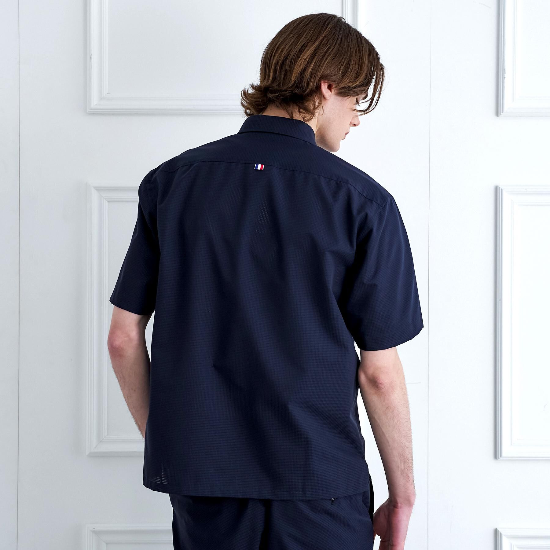 DRESSTERIOR「【セットアップ可】COOL DOTS ショートスリーブシャツ」|シャツ・ブラウス|