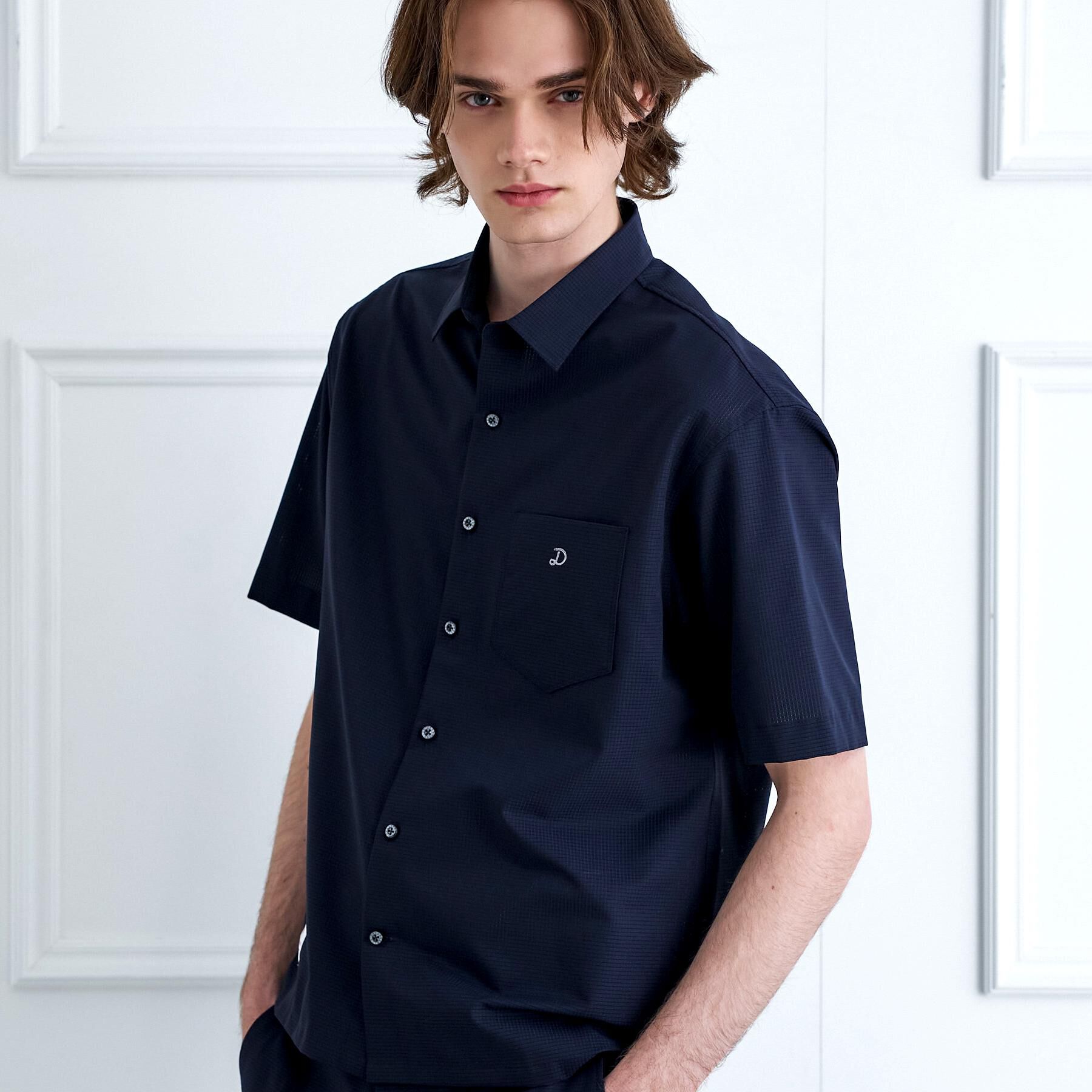 DRESSTERIOR「【セットアップ可】COOL DOTS ショートスリーブシャツ」|シャツ・ブラウス|