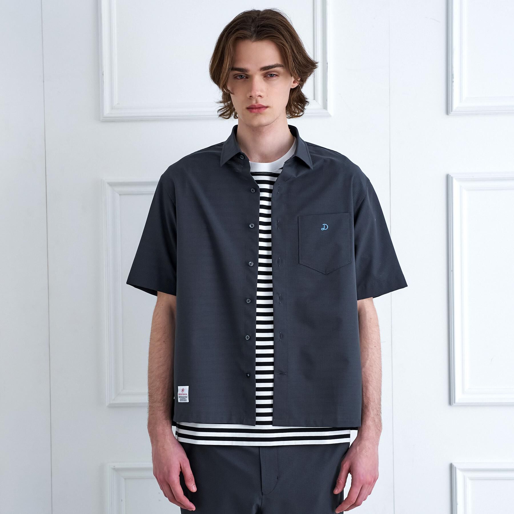 DRESSTERIOR「【セットアップ可】COOL DOTS ショートスリーブシャツ」|シャツ・ブラウス|