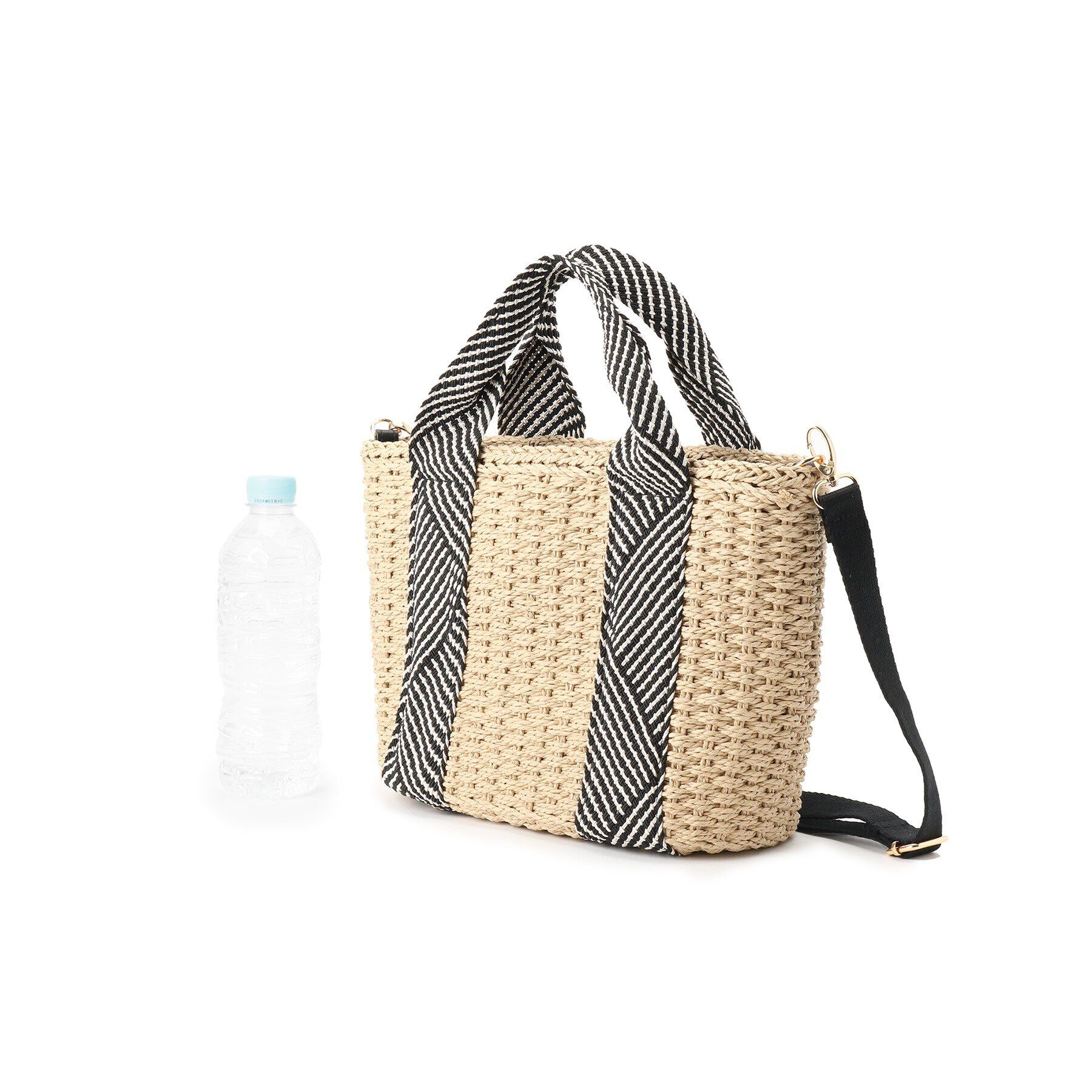 grove「ペーパー巾着コードラメ2WAYトート」|トートバッグ|