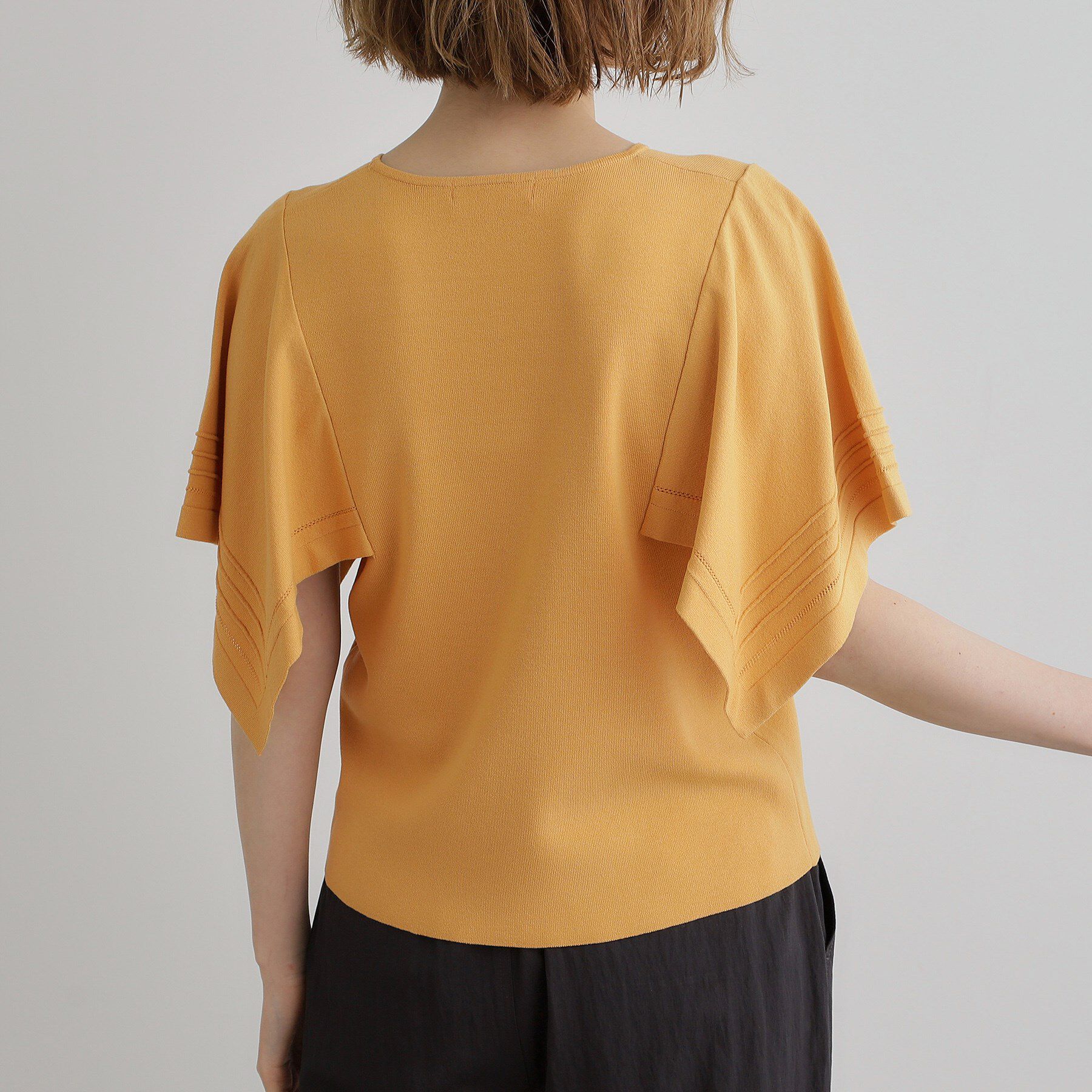 grove「ハンカチスリーブニットプルオーバー」|ニット・セーター|