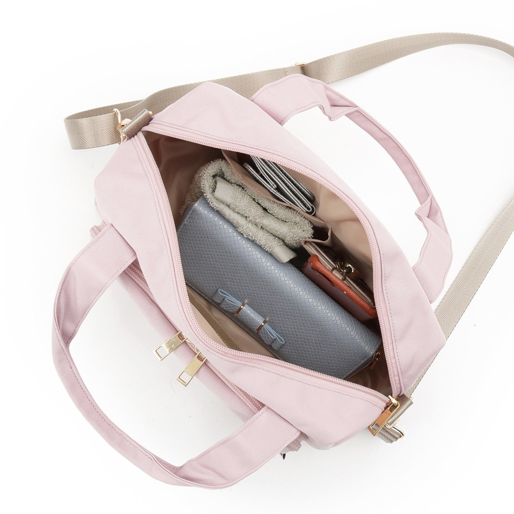 grove「【FILA別注】撥水2WAYボストン」|ボストンバッグ|