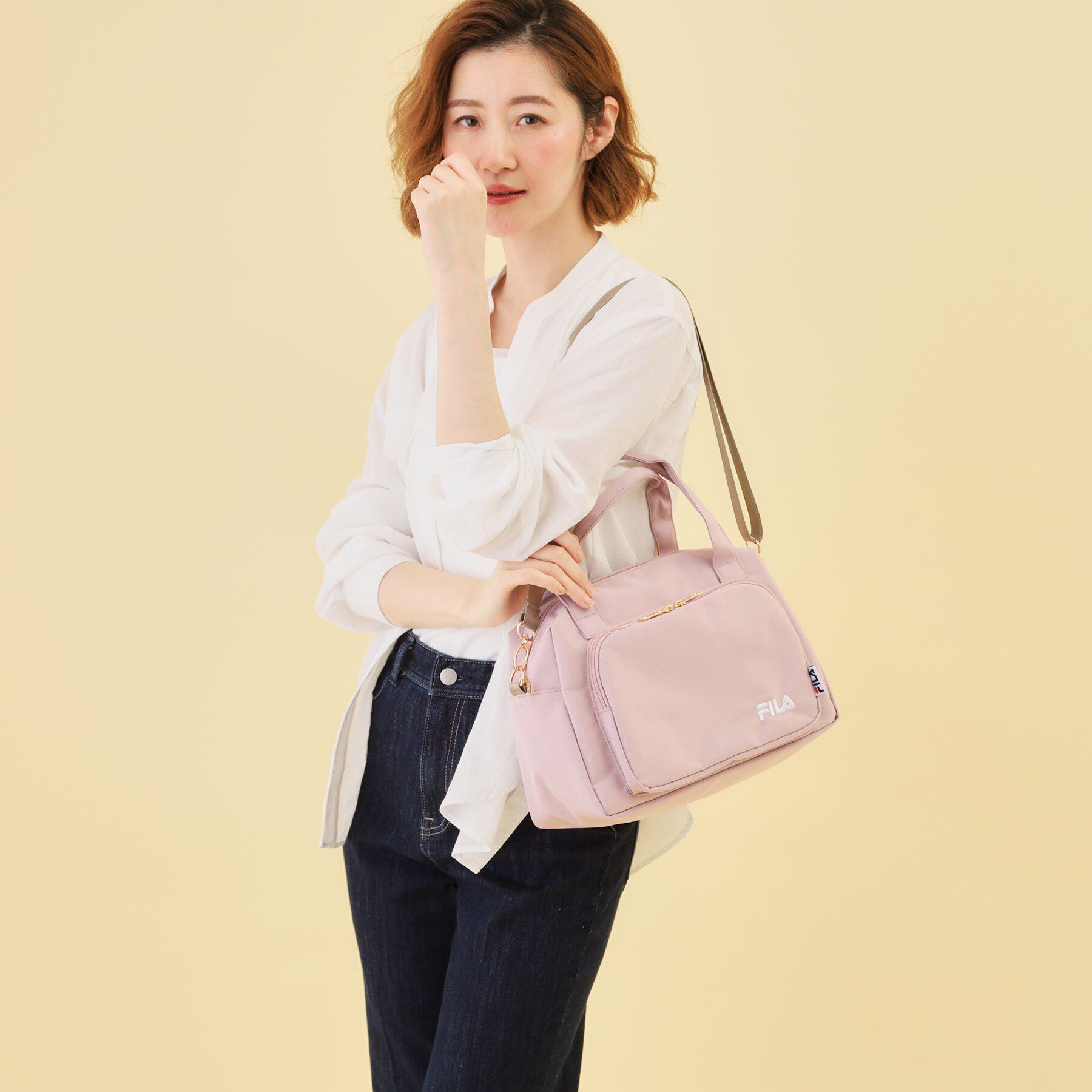 grove「【FILA別注】撥水2WAYボストン」|ボストンバッグ|