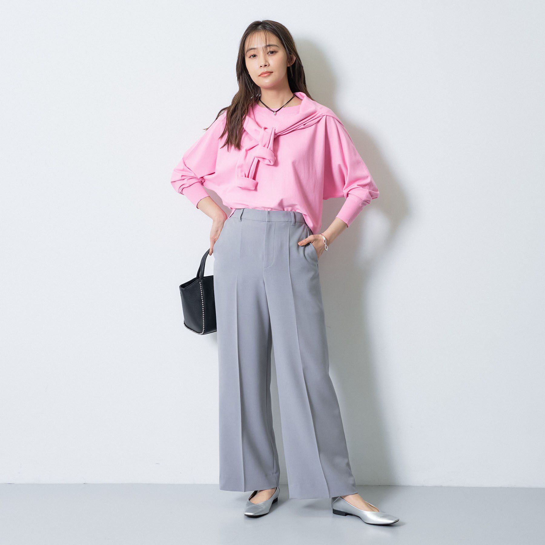 INDIVI「【洗える／前後2WAY／アンサンブル可能】ドルマンスリーブカーディガン」|カーディガン|