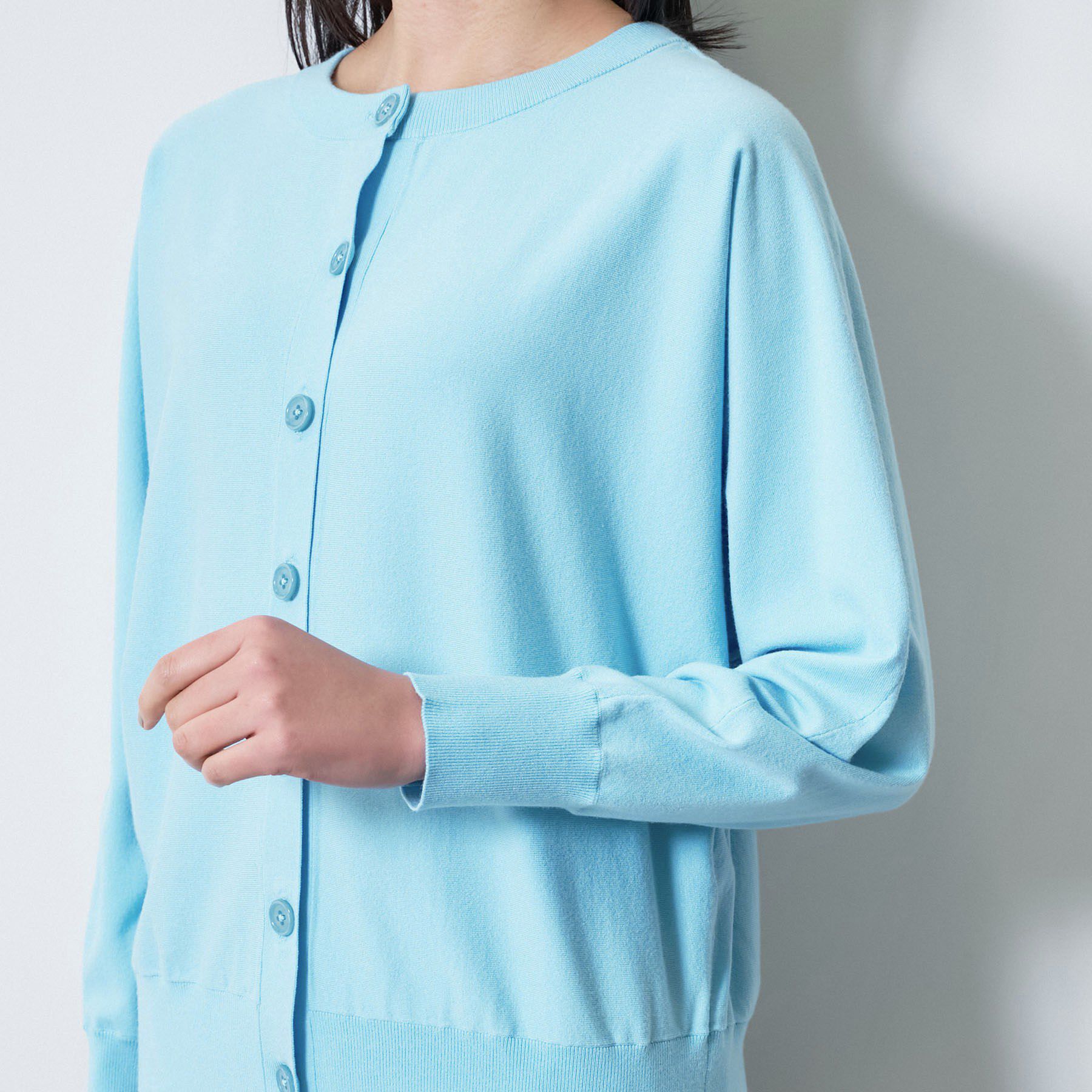 INDIVI「【洗える／前後2WAY／アンサンブル可能】ドルマンスリーブカーディガン」|カーディガン|