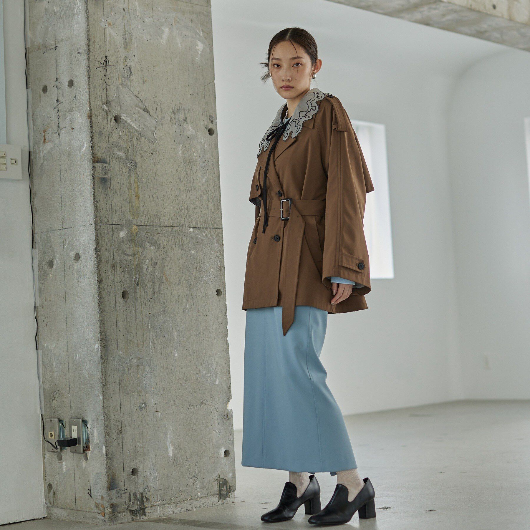 GALLEST「【撥水】ボンディングショートトレンチ」|トレンチコート|