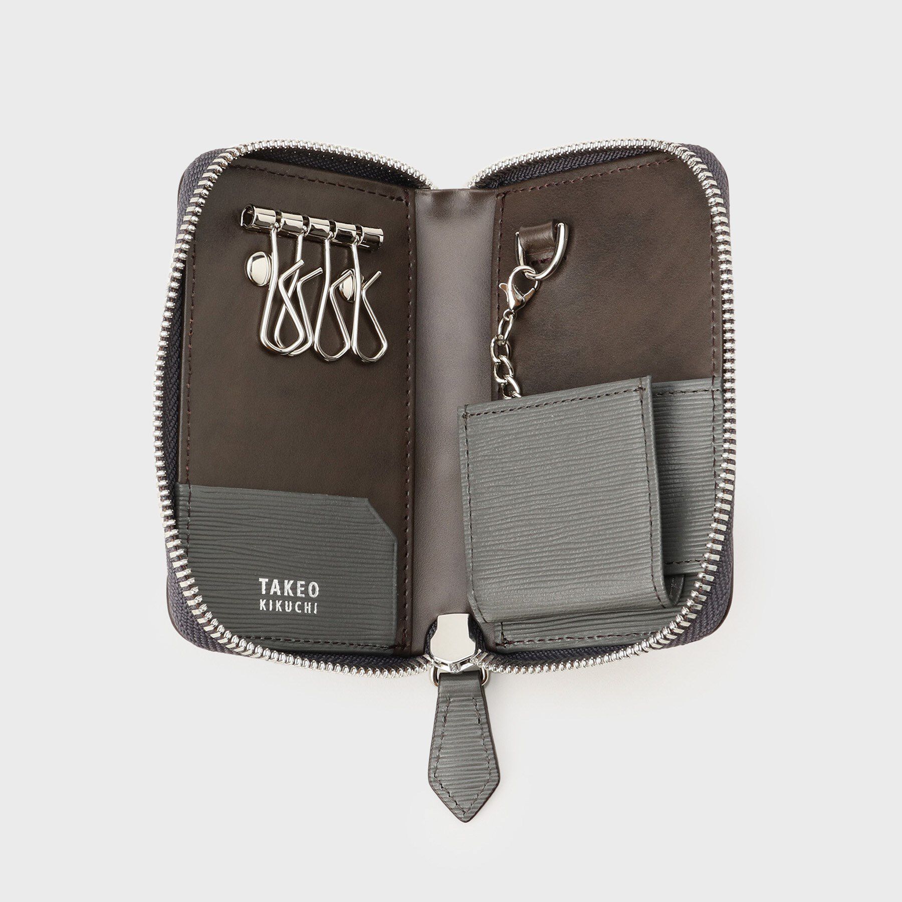 TAKEO KIKUCHI「【NEW　レザーリップルシリーズ】 スマートキーケース」|キーケース|
