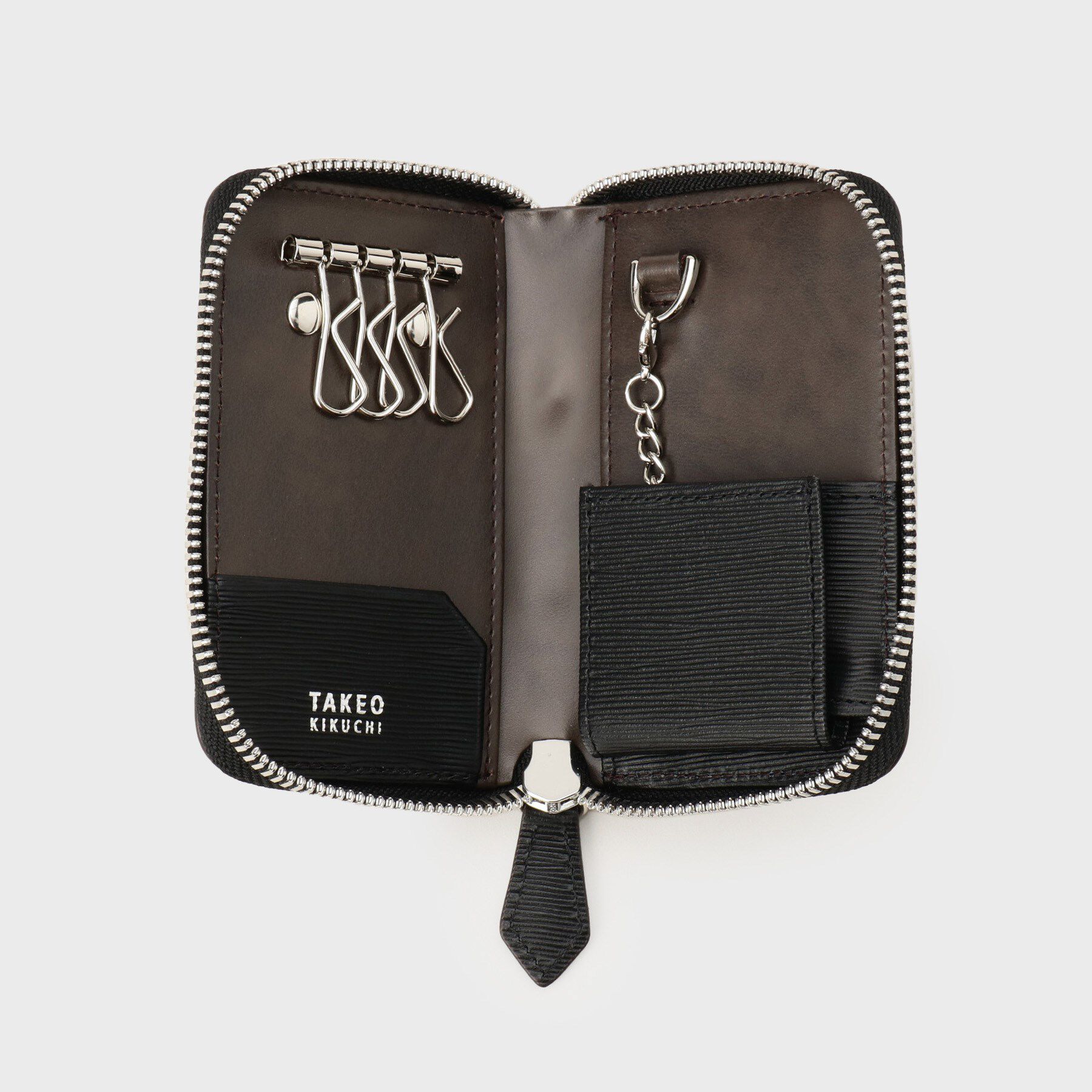 TAKEO KIKUCHI「【NEW　レザーリップルシリーズ】 スマートキーケース」|キーケース|
