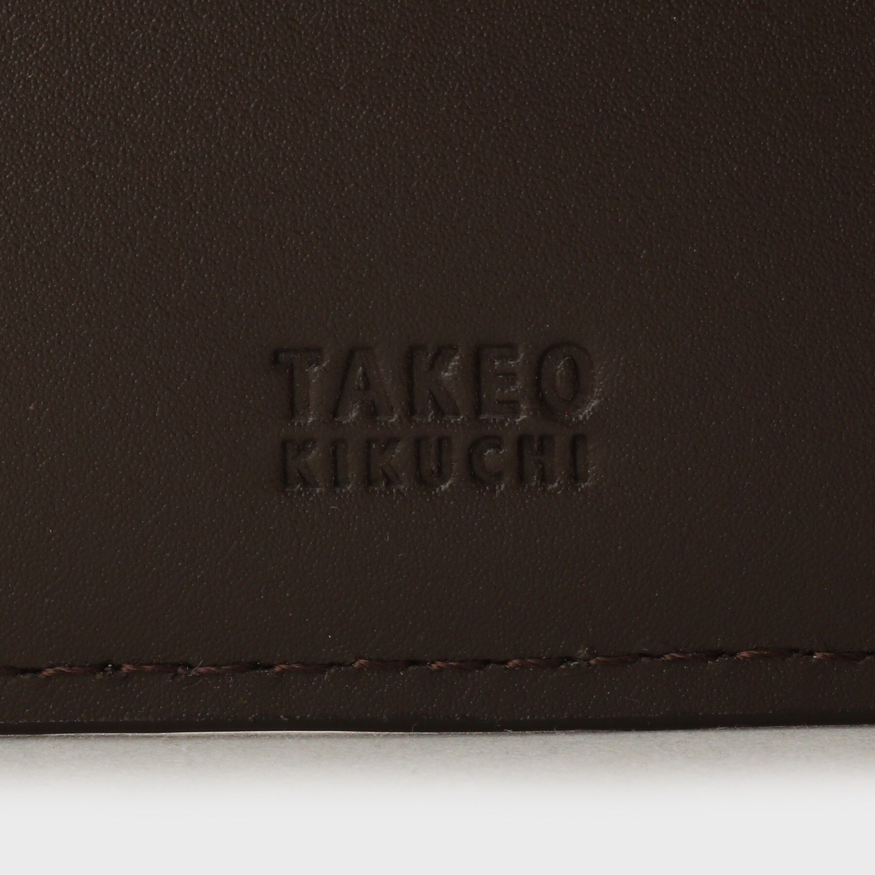 TAKEO KIKUCHI「【リップルグレイン】フォールドエッジ財布」|財布|