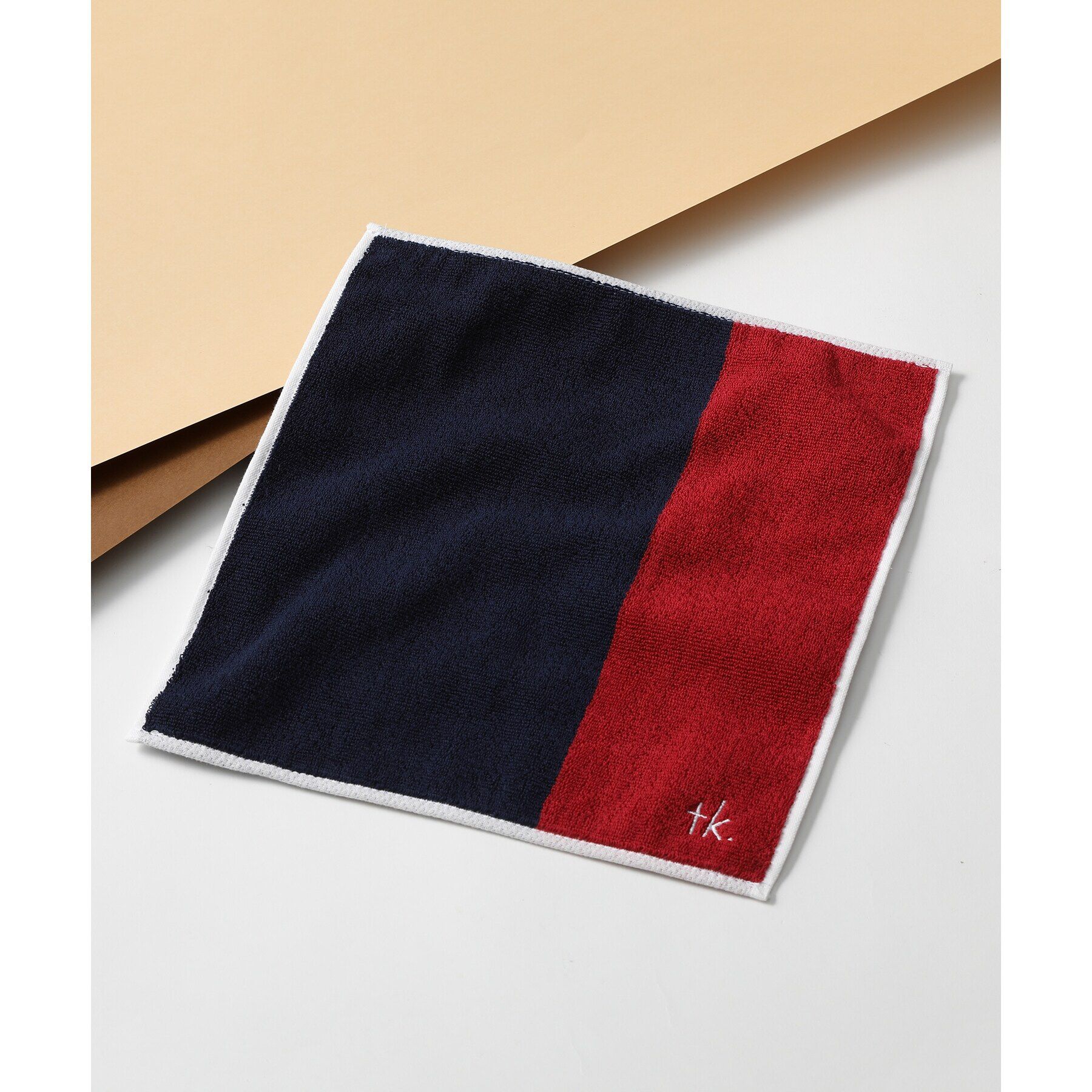 tk.TAKEO KIKUCHI「タオルハンカチ」|ハンカチ|ワインレッド(563