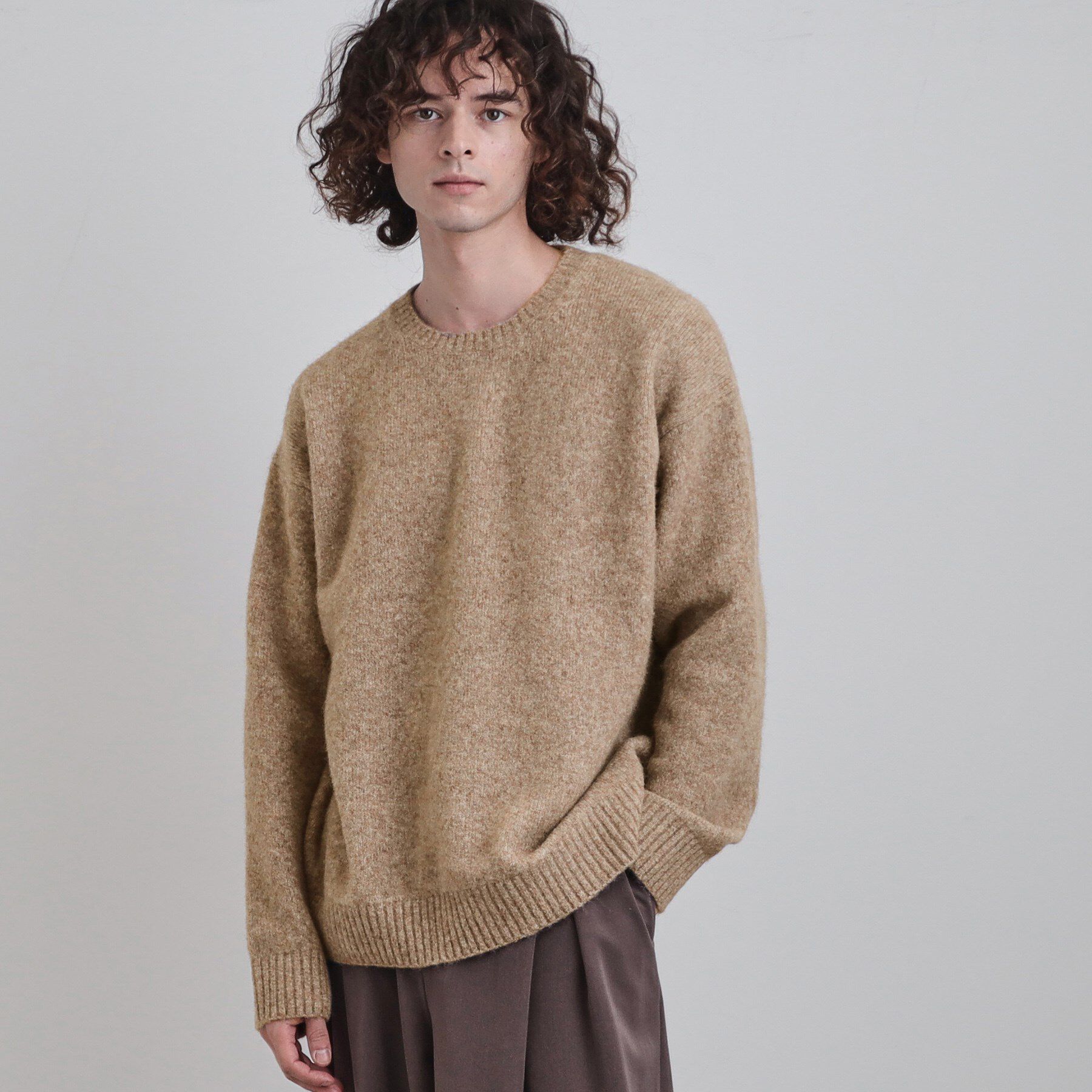 tk.TAKEO KIKUCHI「シャギープルオーバーニット」|ニット・セーター|