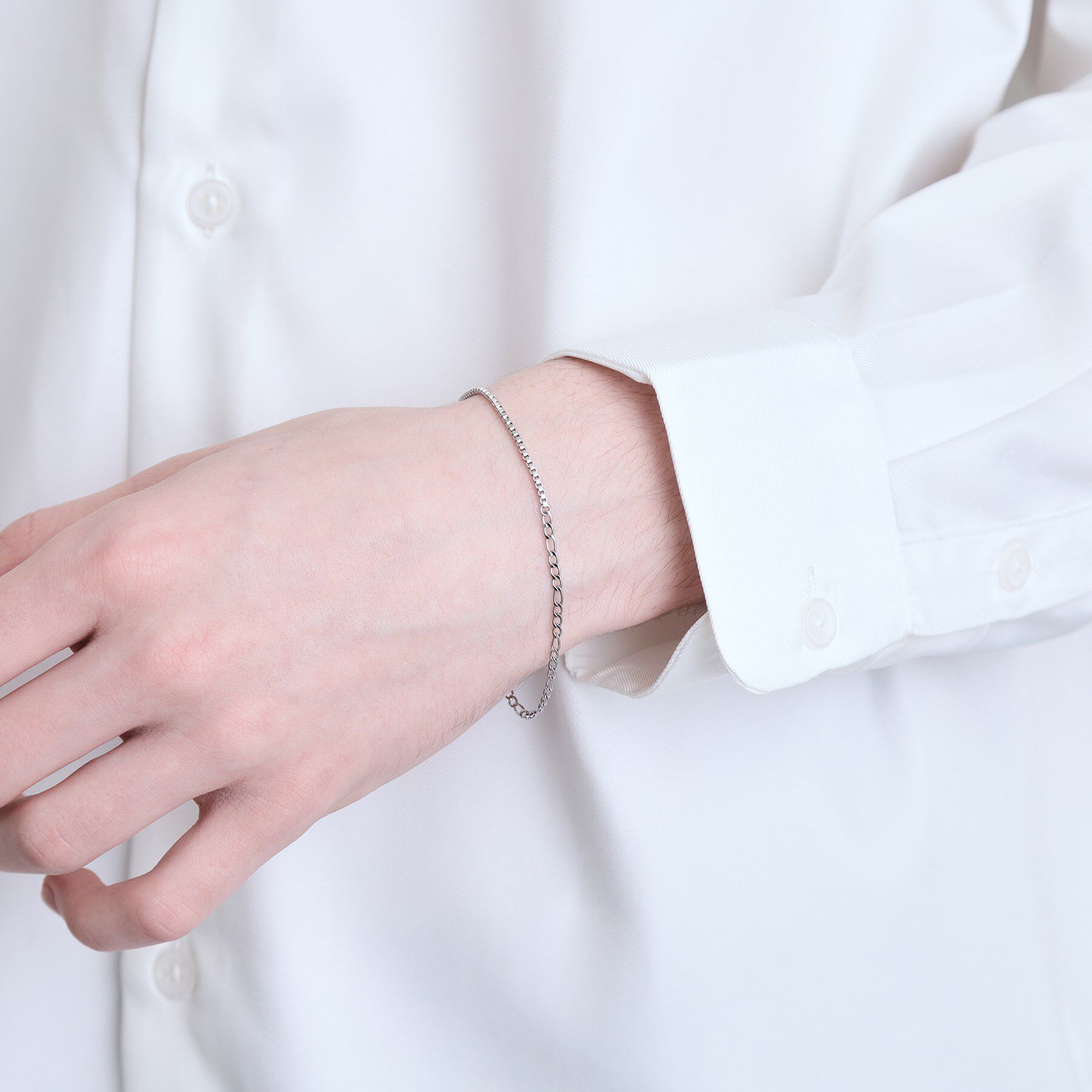 tk.TAKEO KIKUCHI「【ステンレス】ナローコンビブレスレット」|ブレスレット・バングル|