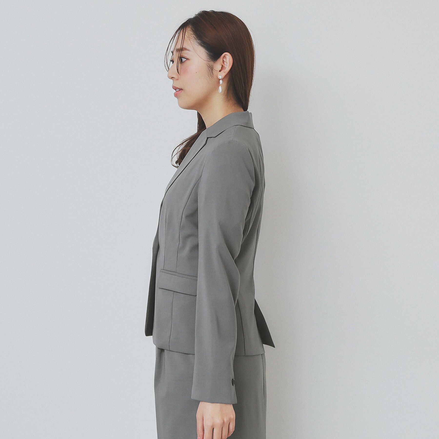 index「ストレッチテーラードジャケット/セットアップ対応【洗える/抗ピル/接触冷感】」|テーラードジャケット|