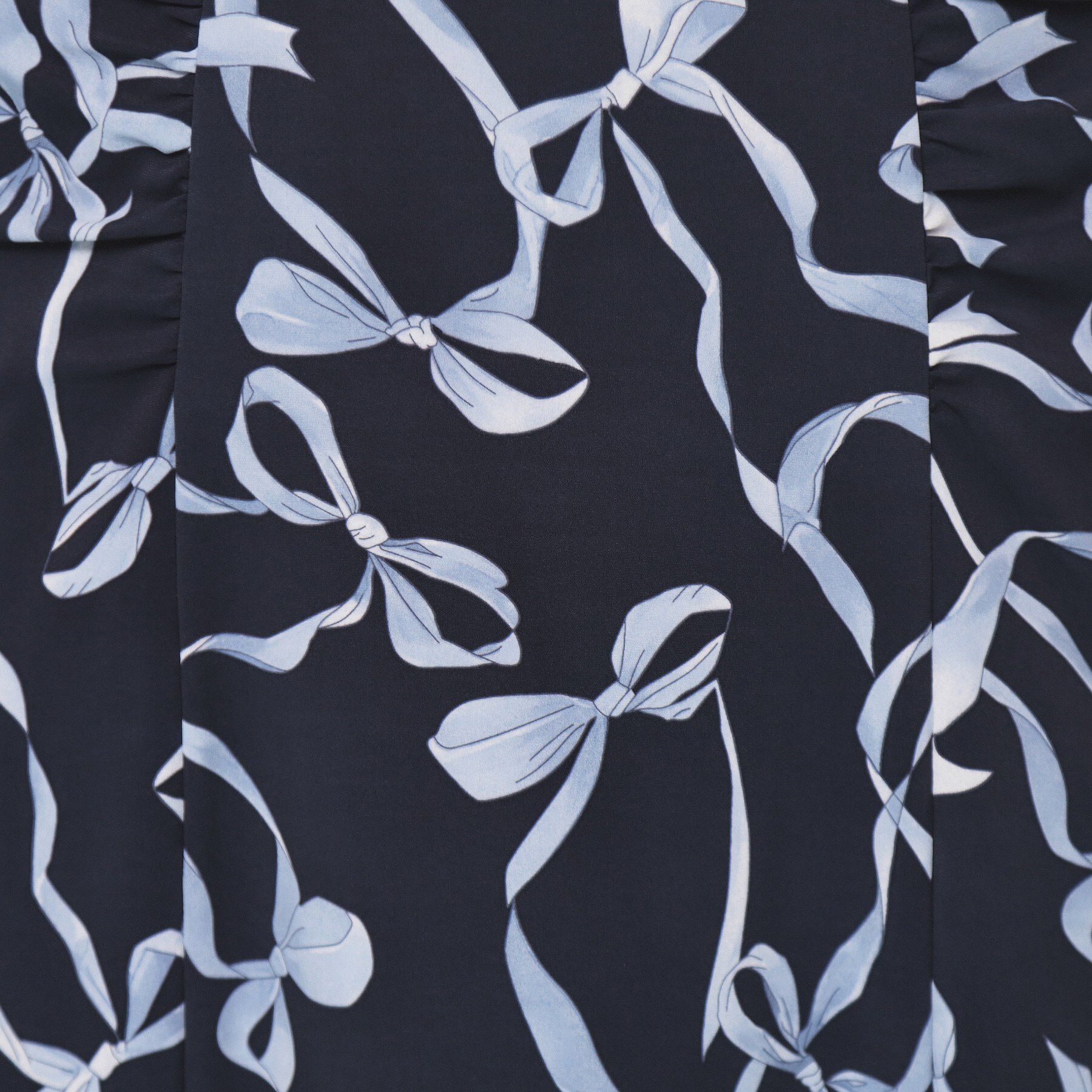 index「リボン柄マーメイドフレアスカート【洗濯機洗い可/イージーアイロン】」|スカート|