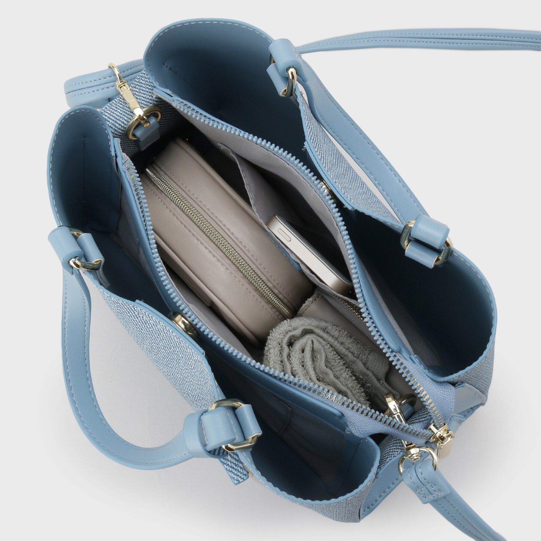 index「2WAYカシメデザインミドルトート」|トートバッグ|