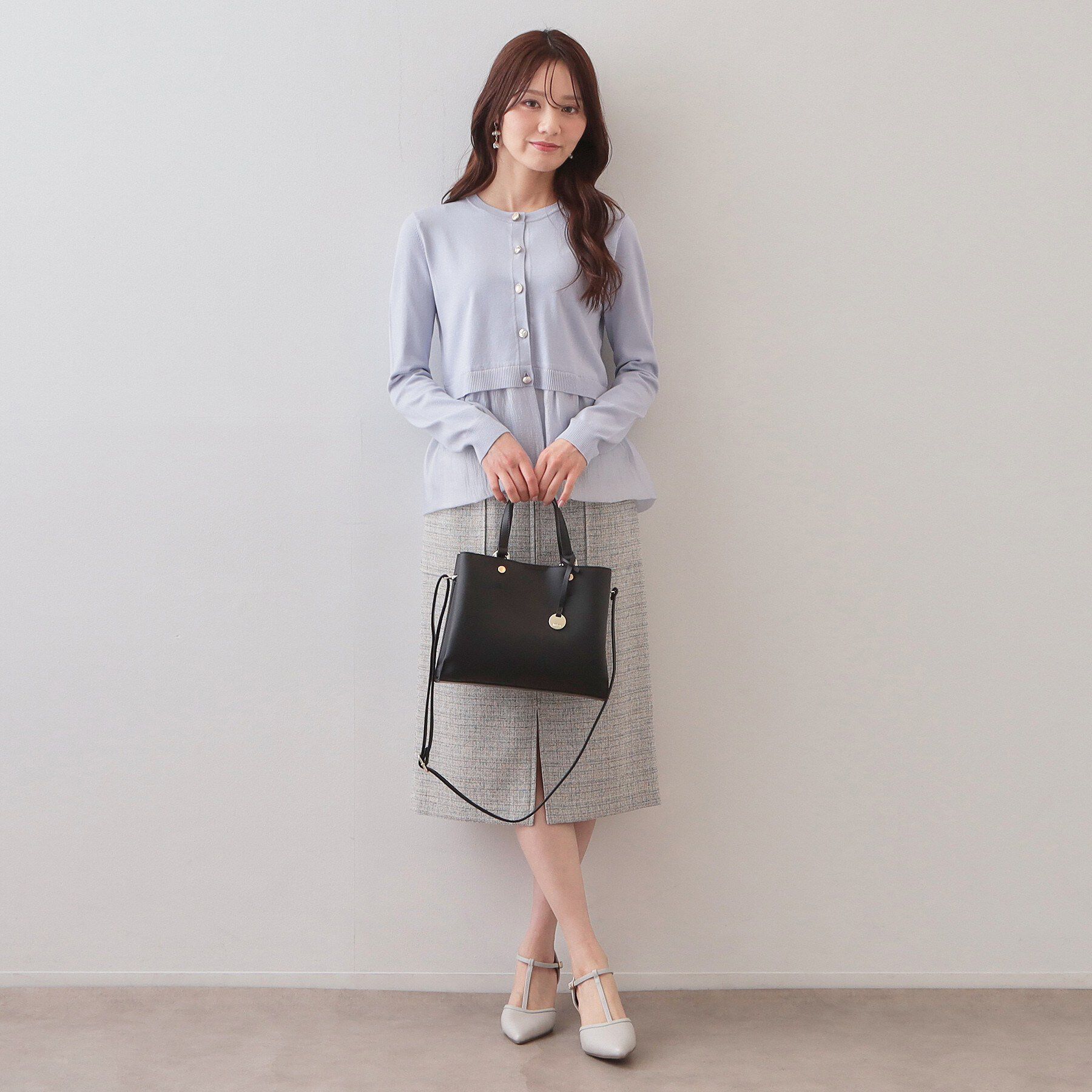 index「2WAYカシメデザインミドルトート」|トートバッグ|