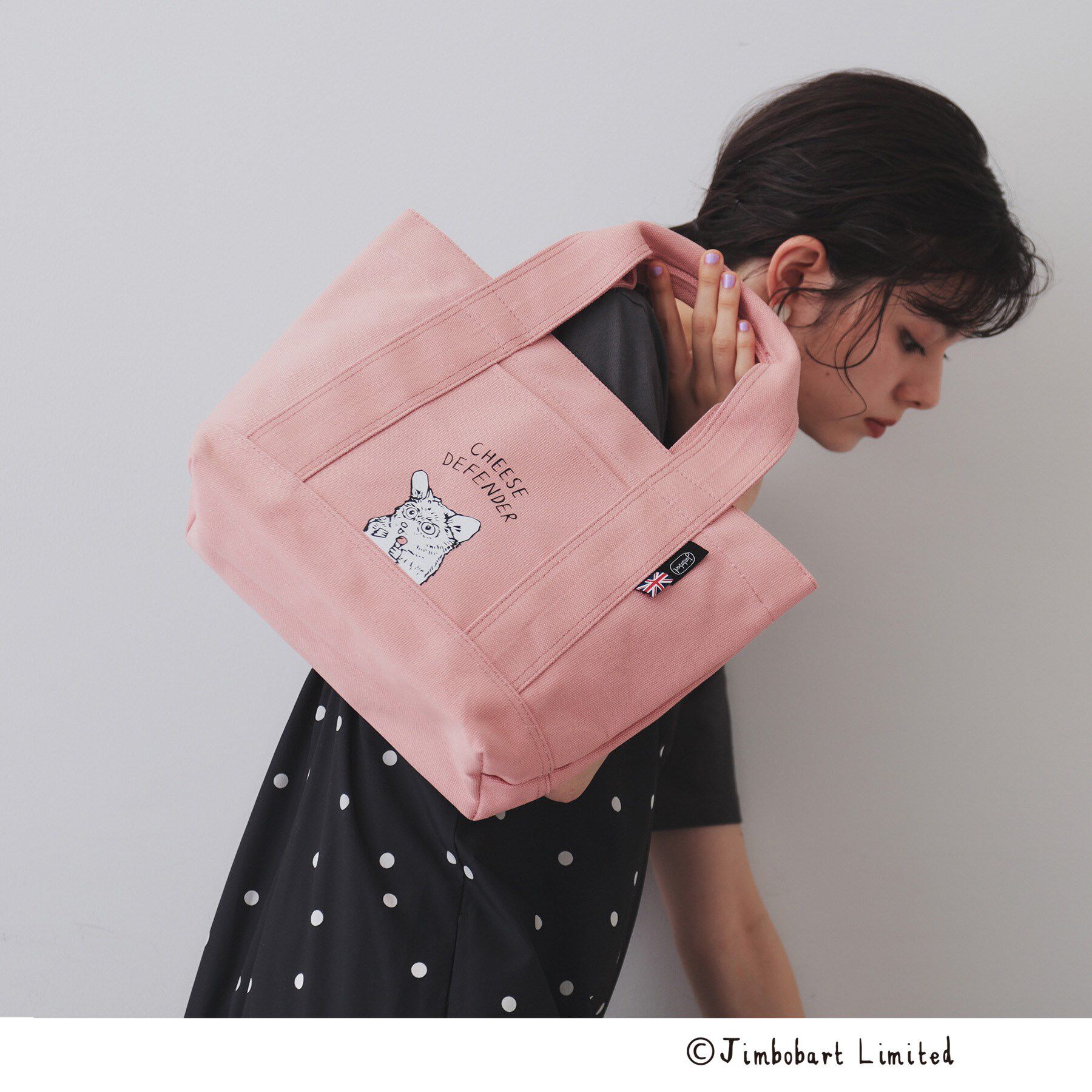 OPAQUE.CLIP「【ジムボバートコラボ】プリントミドルトートバッグ」|トートバッグ|