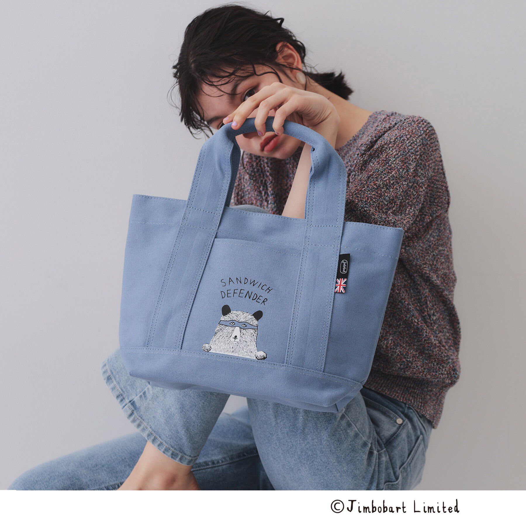 OPAQUE.CLIP「【ジムボバートコラボ】プリントミドルトートバッグ」|トートバッグ|