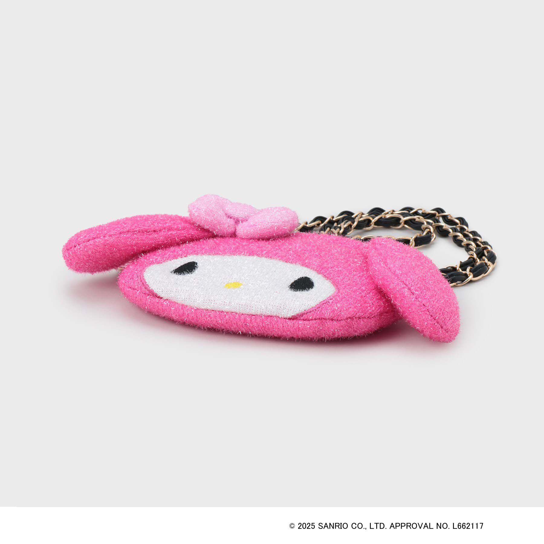 OPAQUE.CLIP「【マイメロディ】たれ耳フェイス型2WAYキラキラミニショルダー」|ショルダー・メッセンジャー|