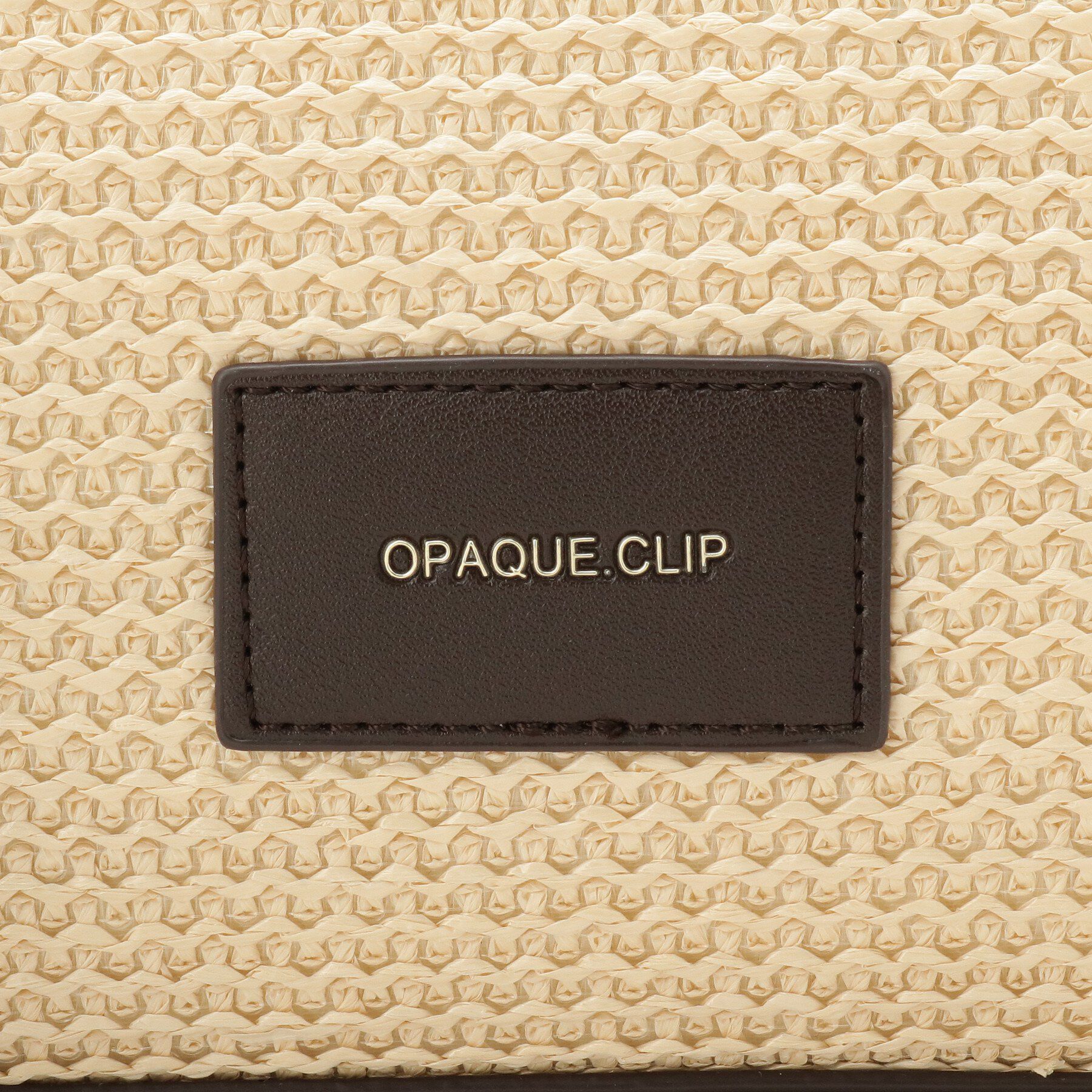 OPAQUE.CLIP「バンブーハンドルスクエアミドルトートバッグ【2WAY】」|トートバッグ|