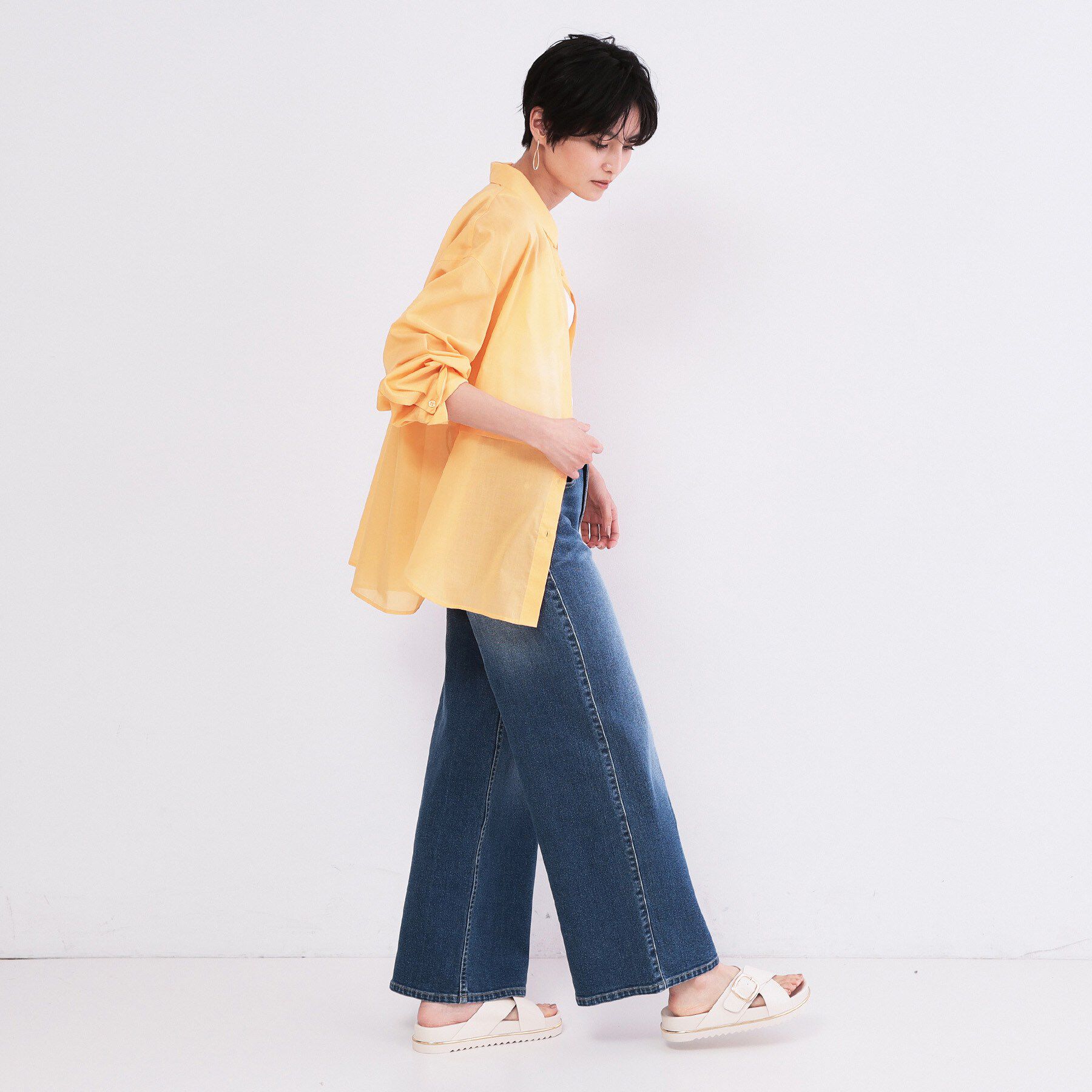 OPAQUE.CLIP「シアーローンシャツ【洗濯機OK】」|シャツ・ブラウス|