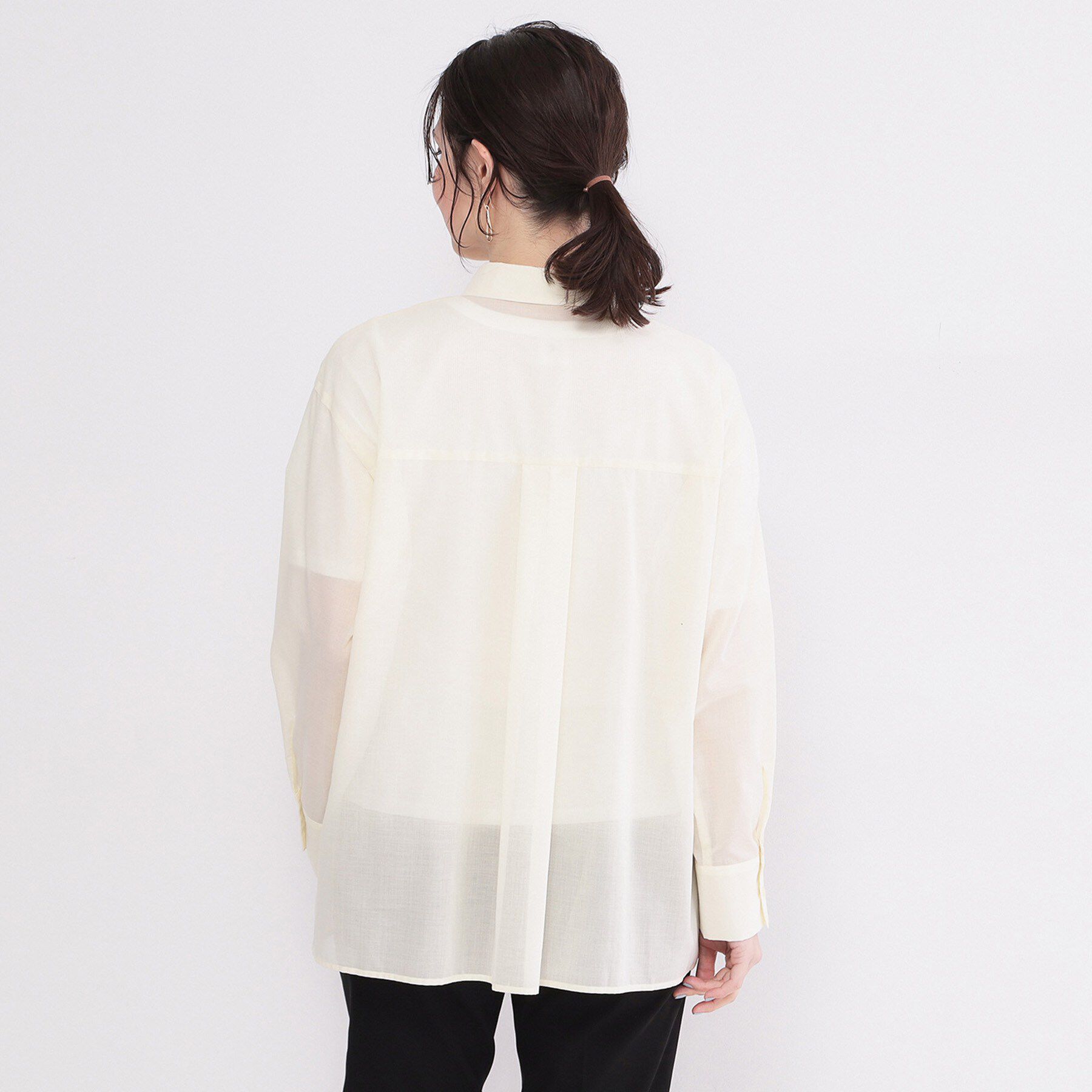 OPAQUE.CLIP「シアーローンシャツ【洗濯機OK】」|シャツ・ブラウス|