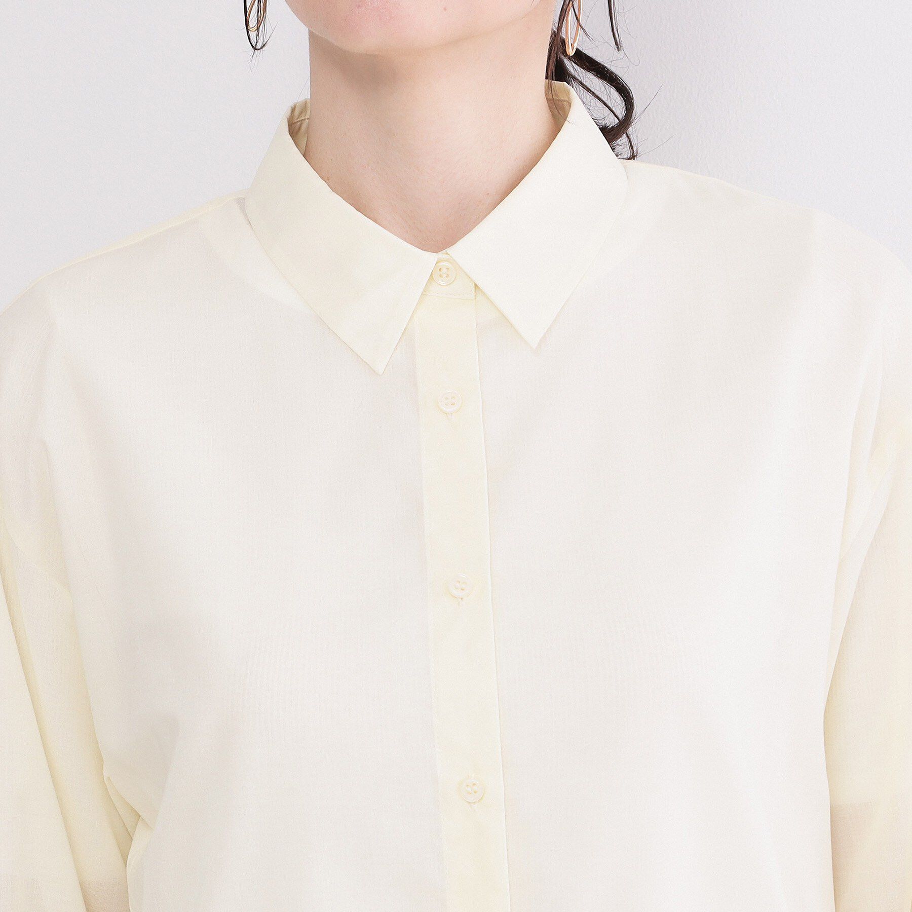 OPAQUE.CLIP「シアーローンシャツ【洗濯機OK】」|シャツ・ブラウス|