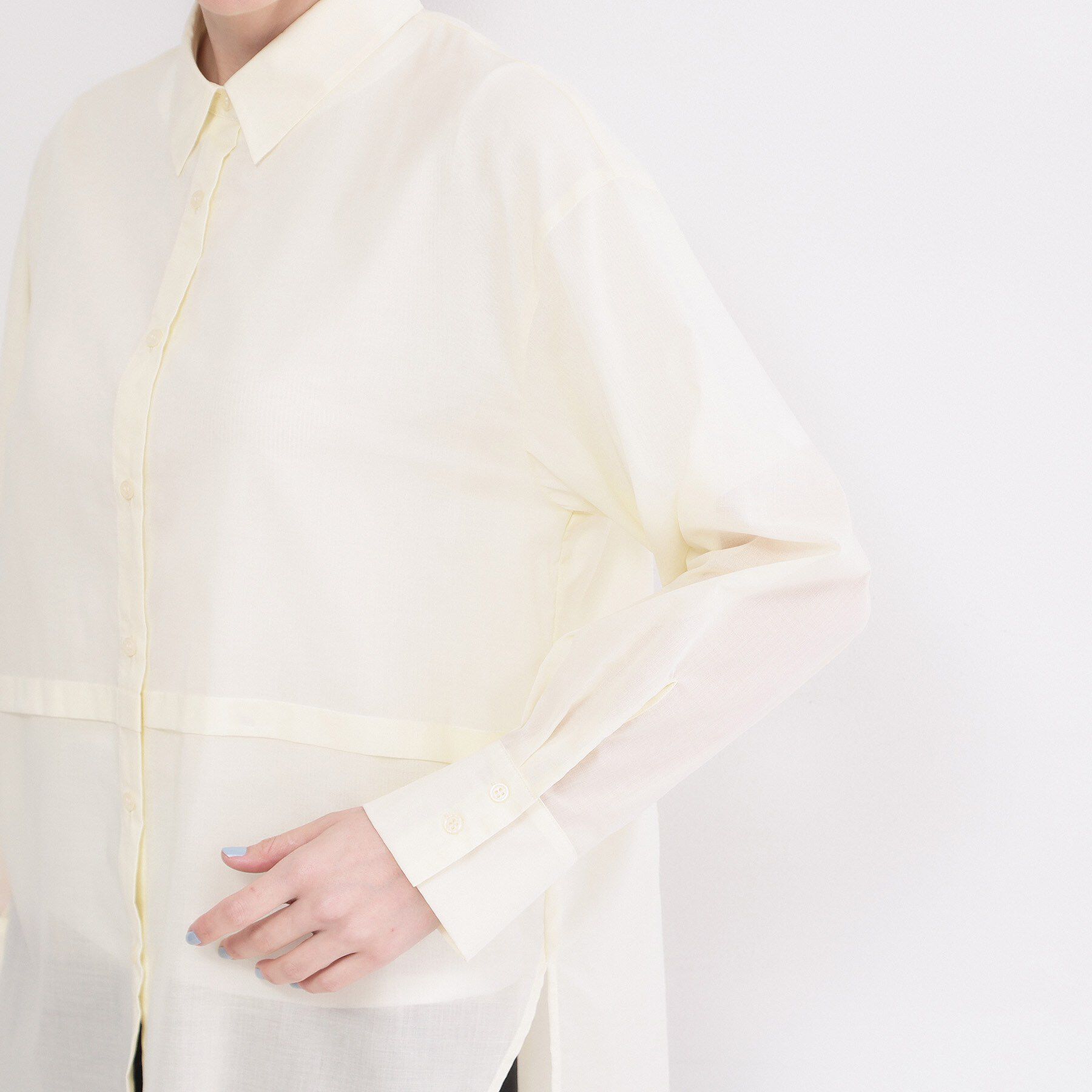 OPAQUE.CLIP「シアーローンシャツ【洗濯機OK】」|シャツ・ブラウス|