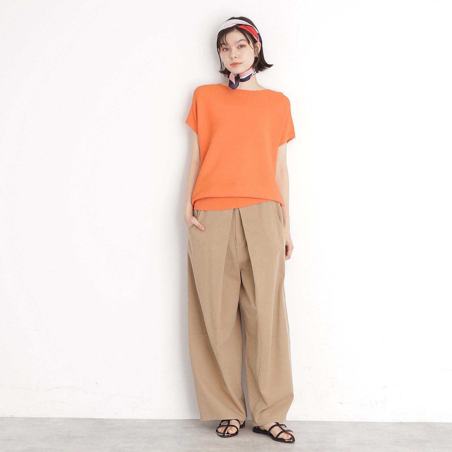 THE SHOP TK「美人フレンチニット【8色展開/WEB限定カラー/洗濯機OK/毛玉になりにくい】」|ニット・セーター|