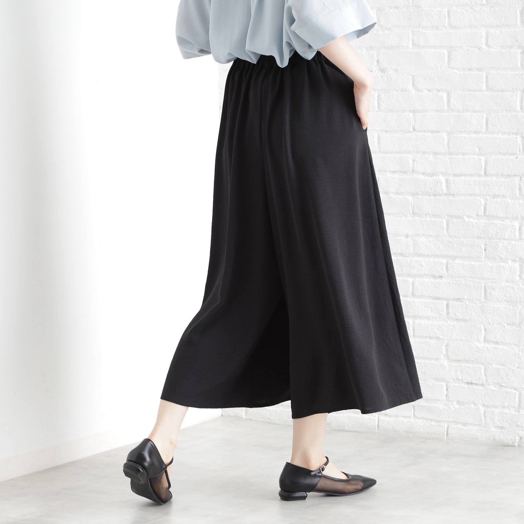 THE SHOP TK「フレアスカーチョ【防シワ／接触冷感／洗濯機OK/セットアップ可】」|その他|