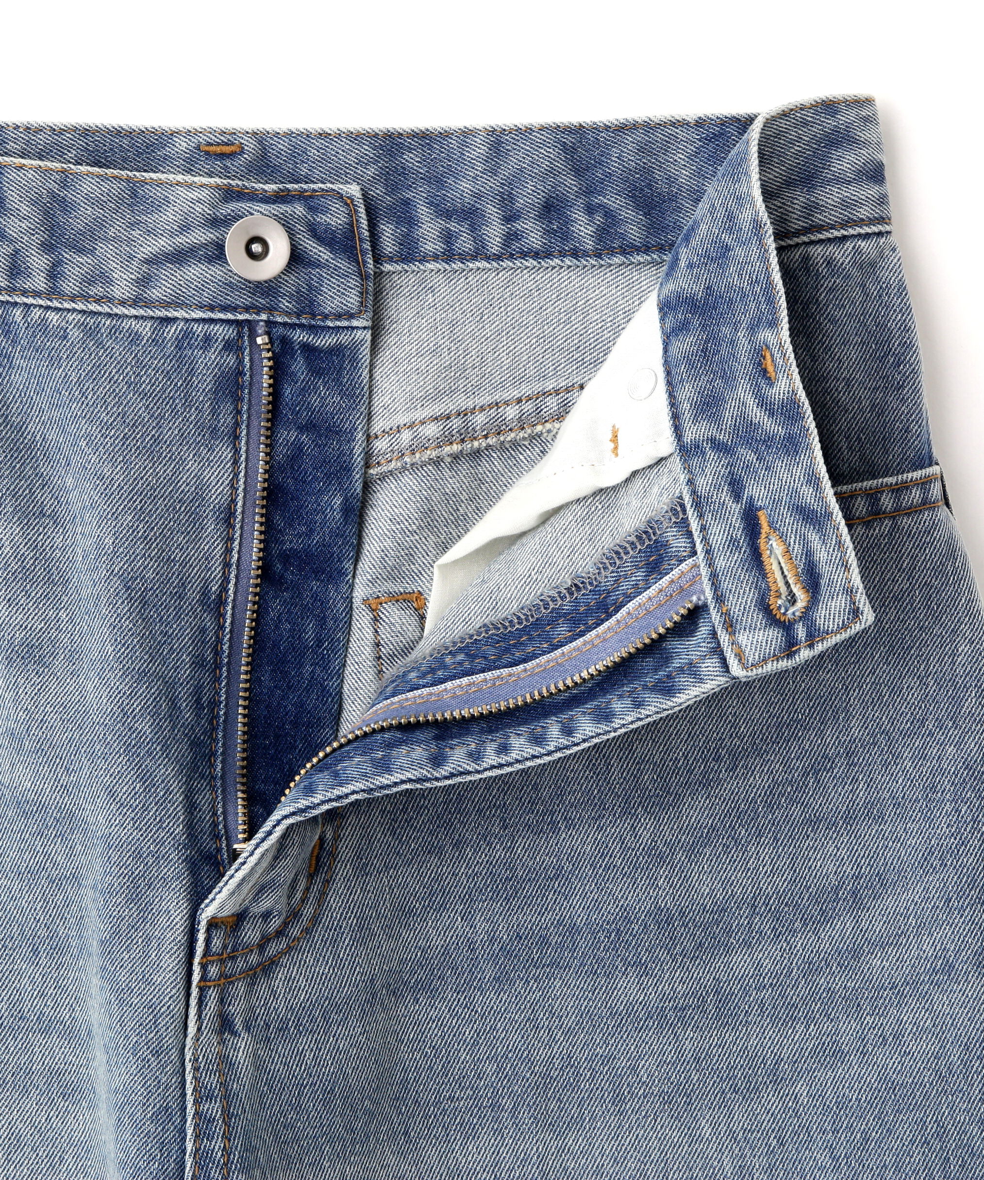  「サイドスリットストレートデニムパンツ」|その他|