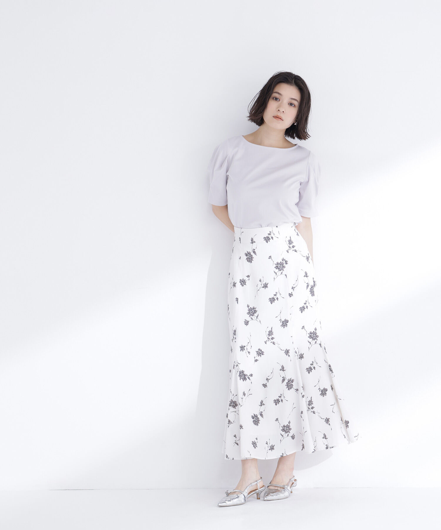  「ベーシックTシャツ フォルムスリーブ」|Tシャツ・カットソー|