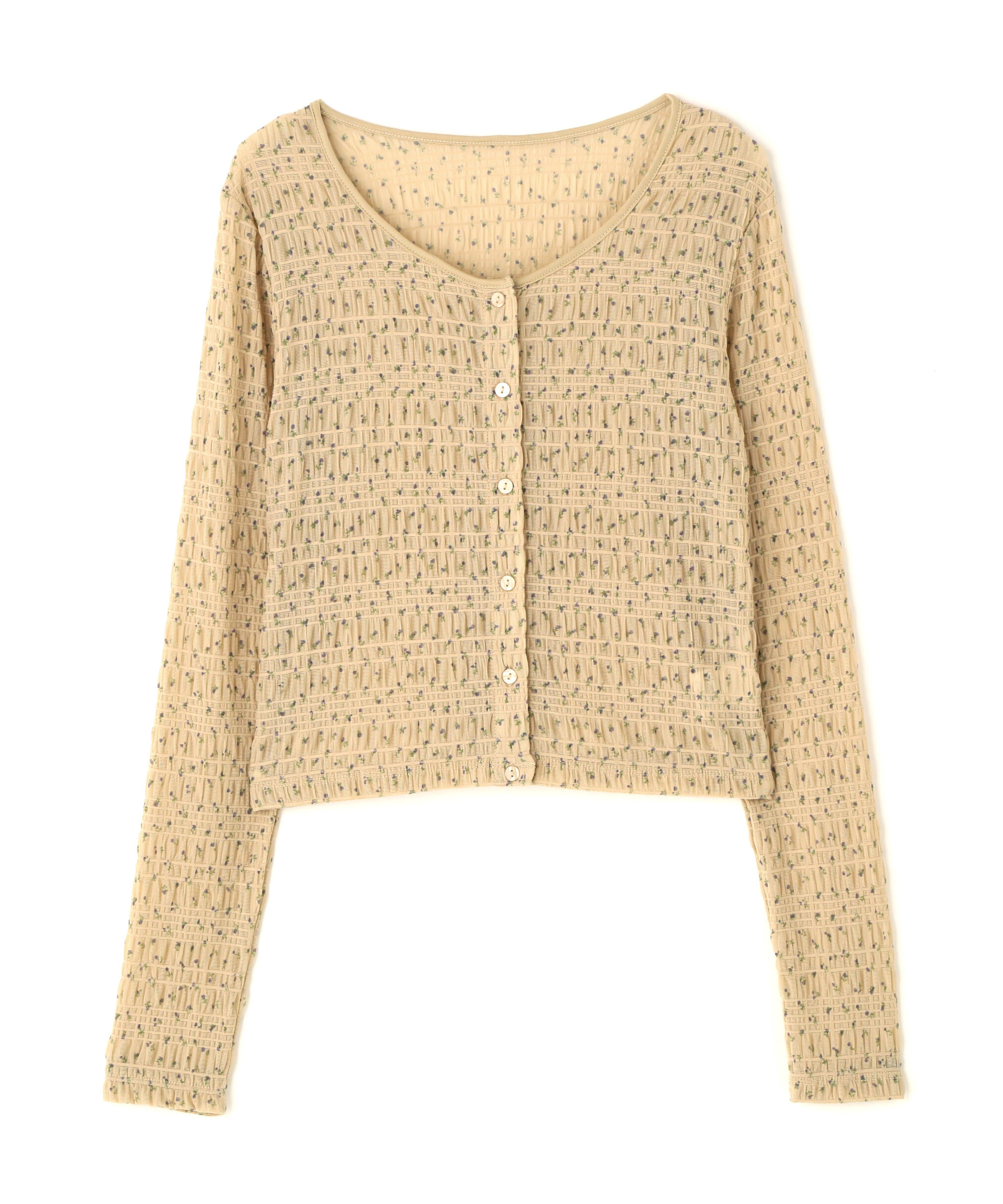  「フラワープリントシャーリングカットソー」|Tシャツ・カットソー|