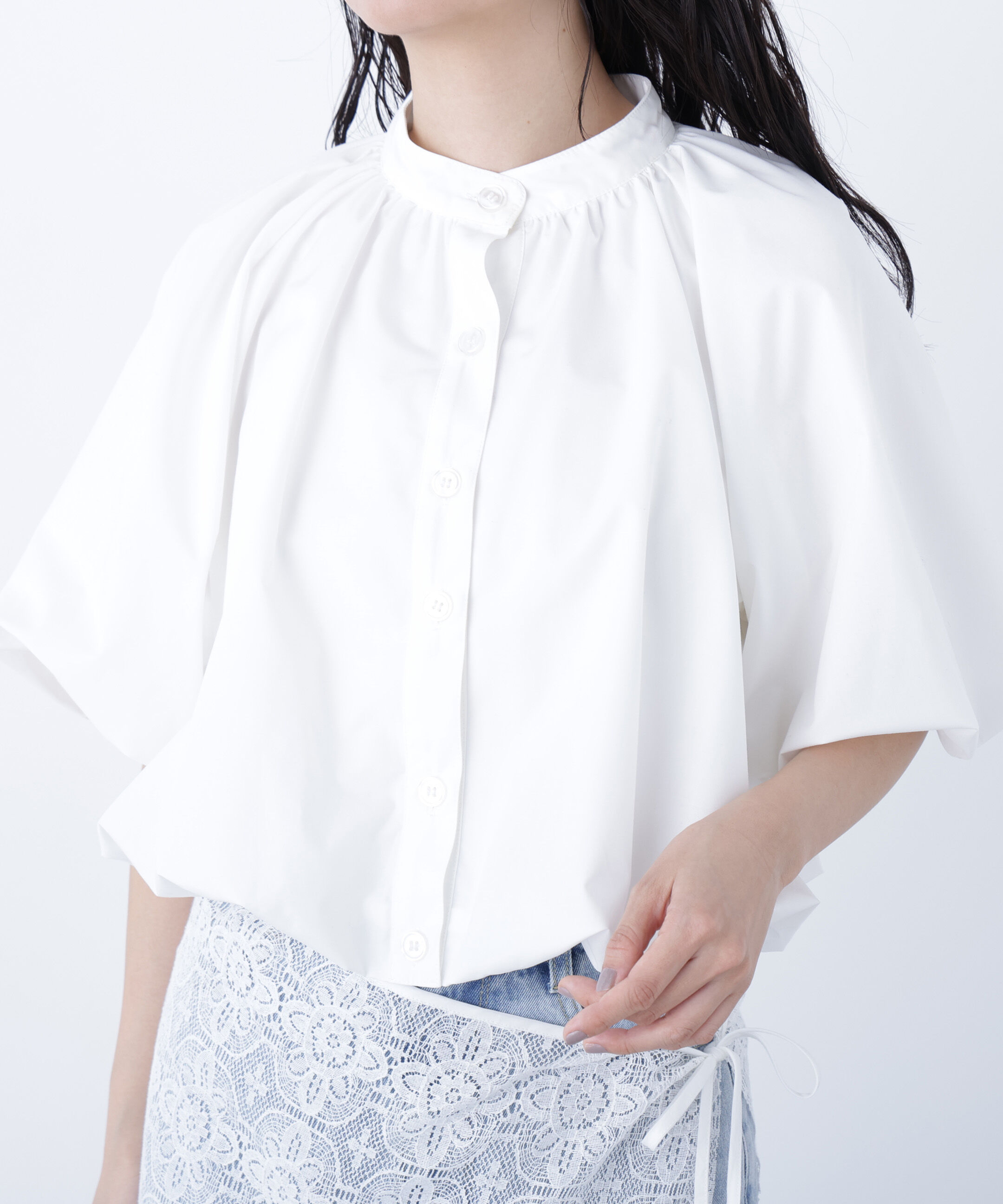  「〈N.〉バルーンシャツ」|シャツ・ブラウス|