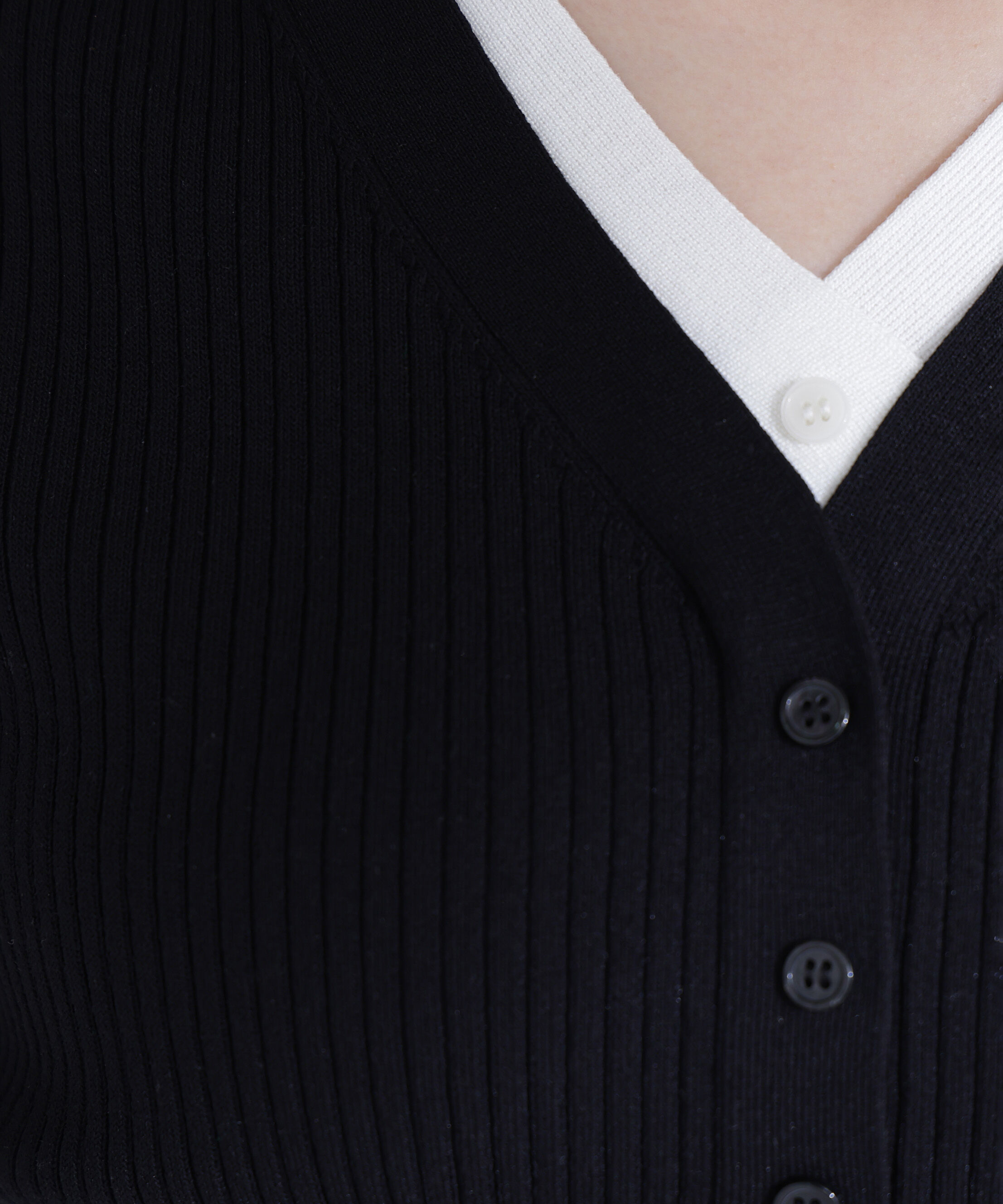  「レイヤードVネックニット」|ニット・セーター|