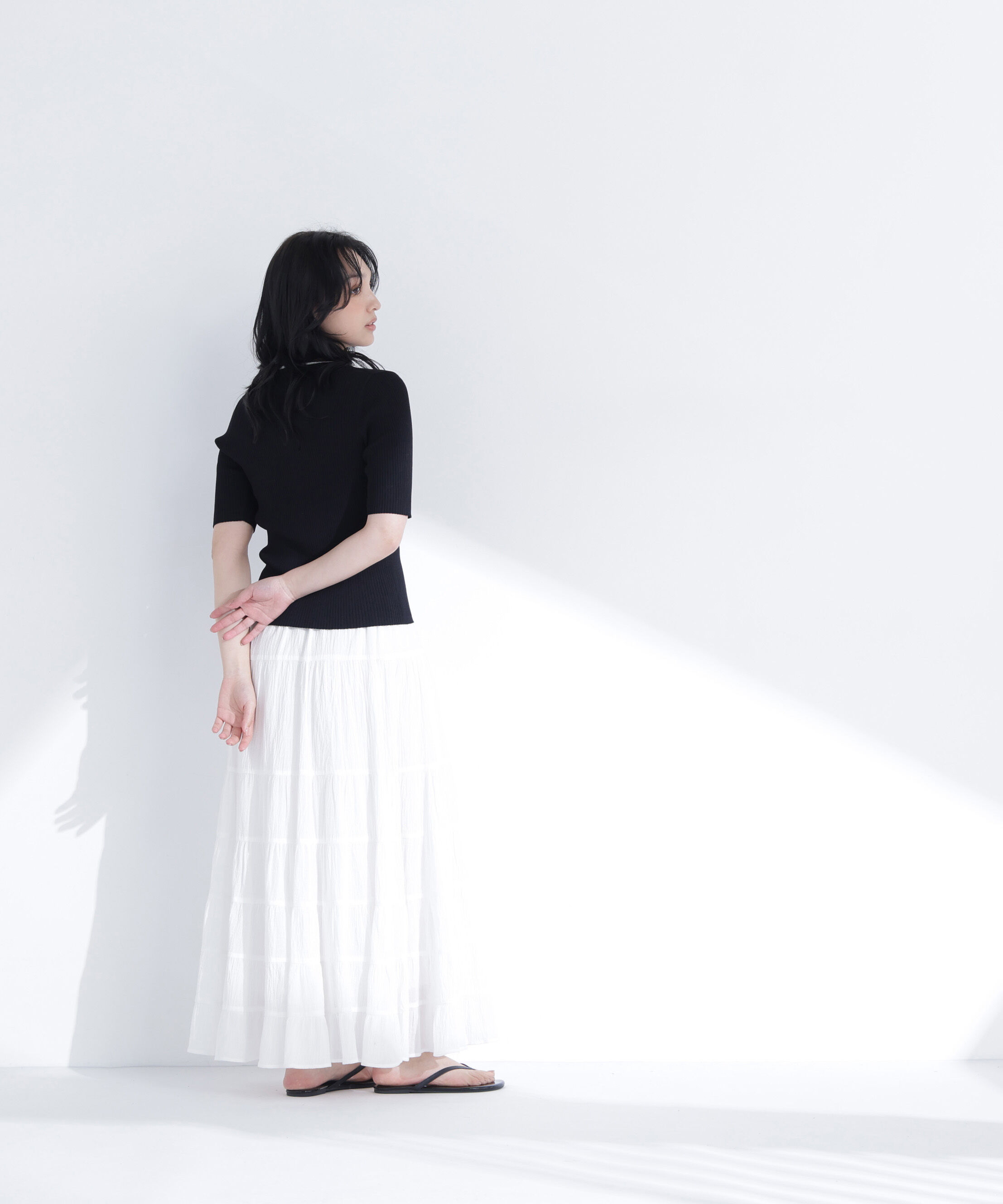  「レイヤードVネックニット」|ニット・セーター|