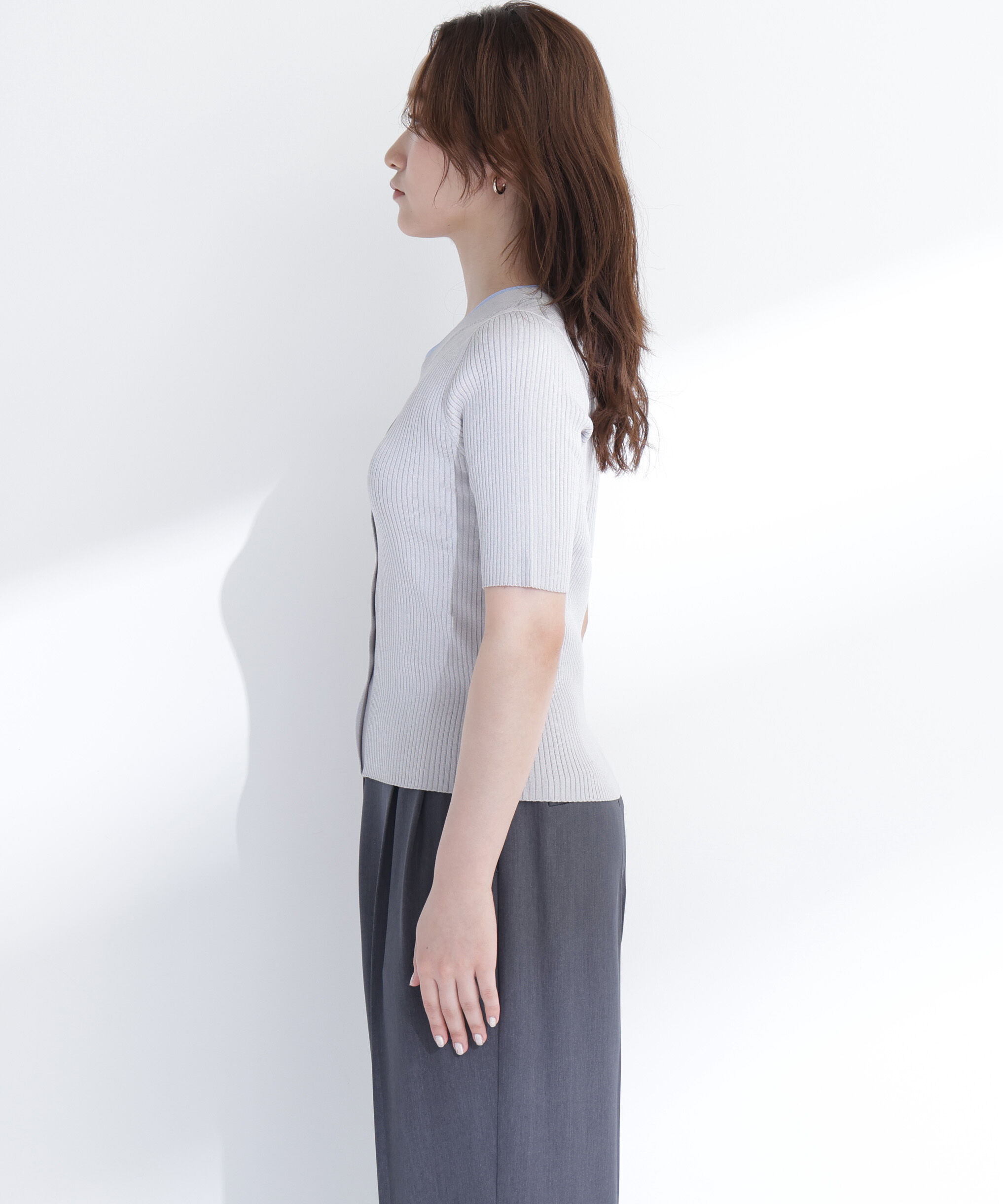  「レイヤードVネックニット」|ニット・セーター|