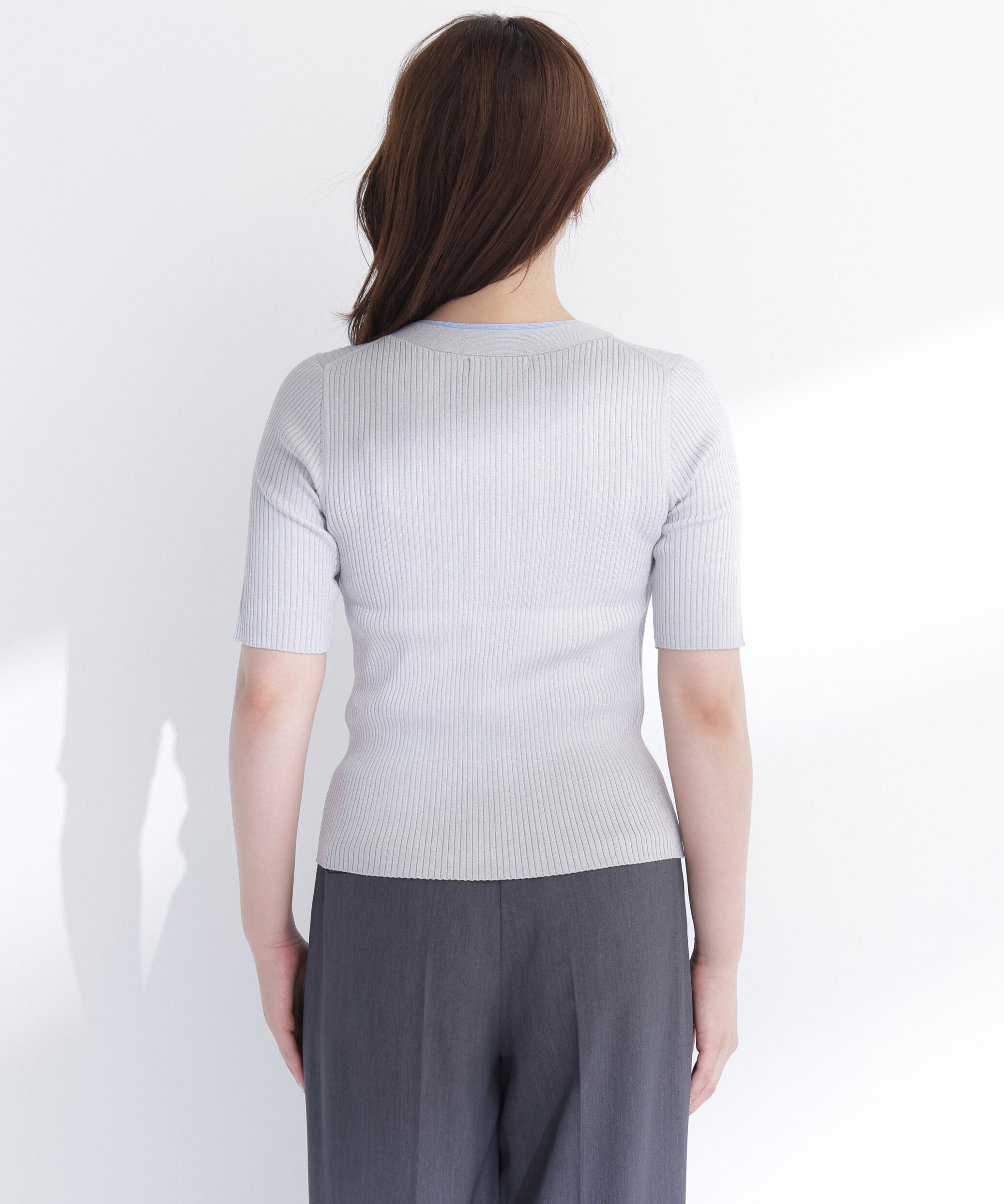  「レイヤードVネックニット」|ニット・セーター|