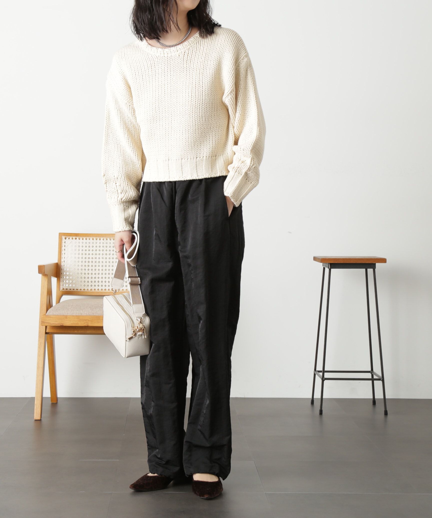  「裾ドロストイージーパンツ」|その他|
