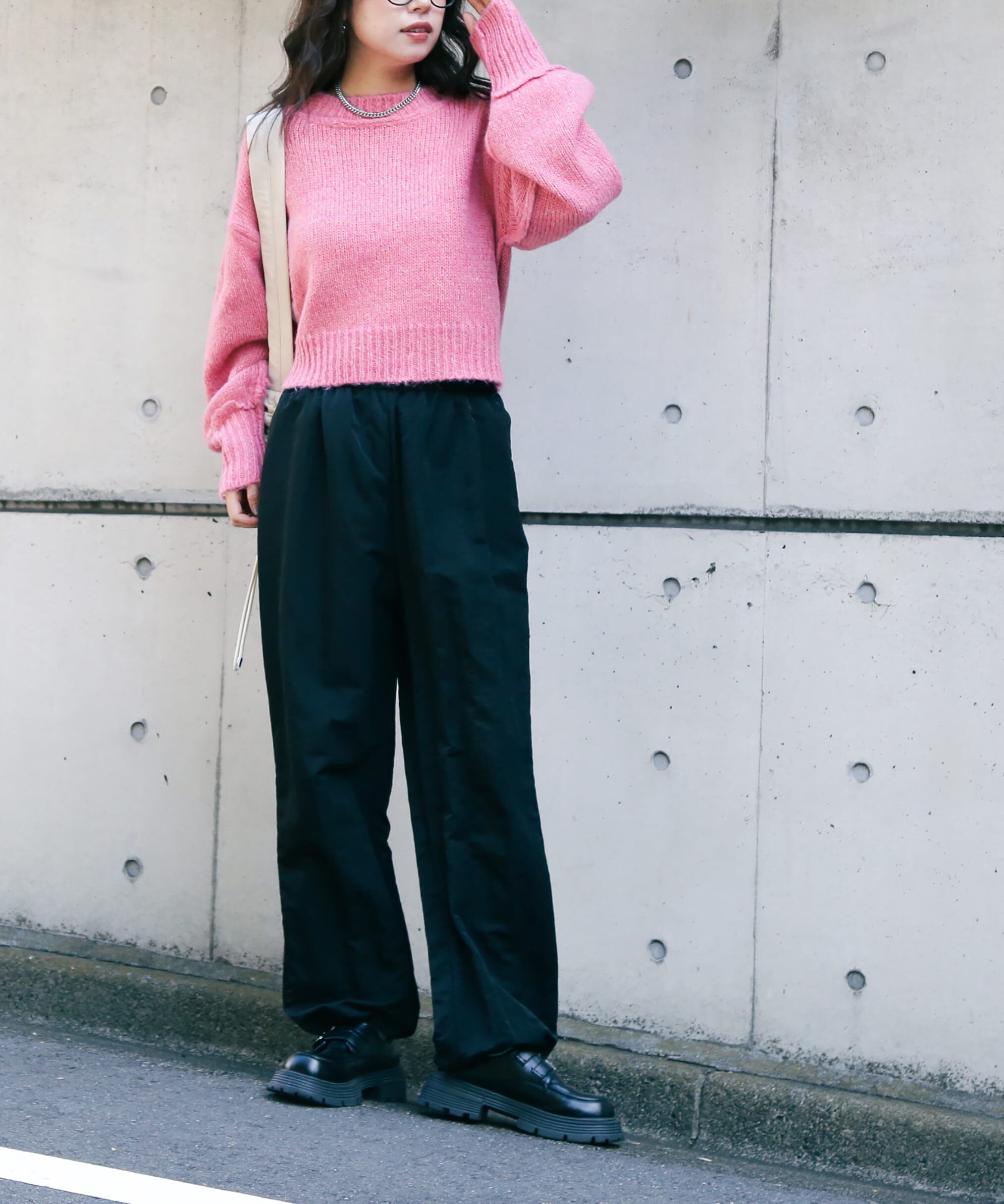  「裾ドロストイージーパンツ」|その他|