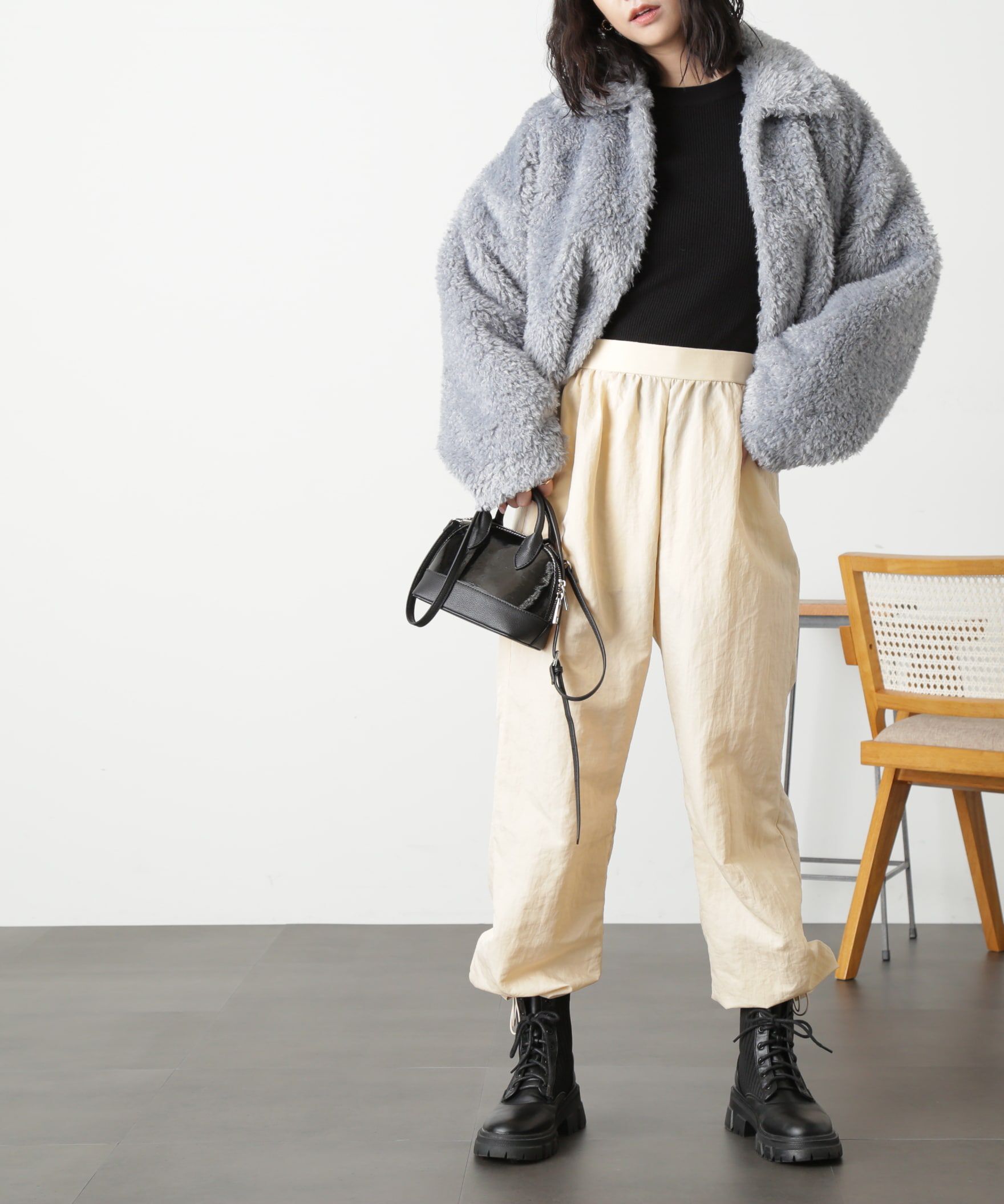  「裾ドロストイージーパンツ」|その他|