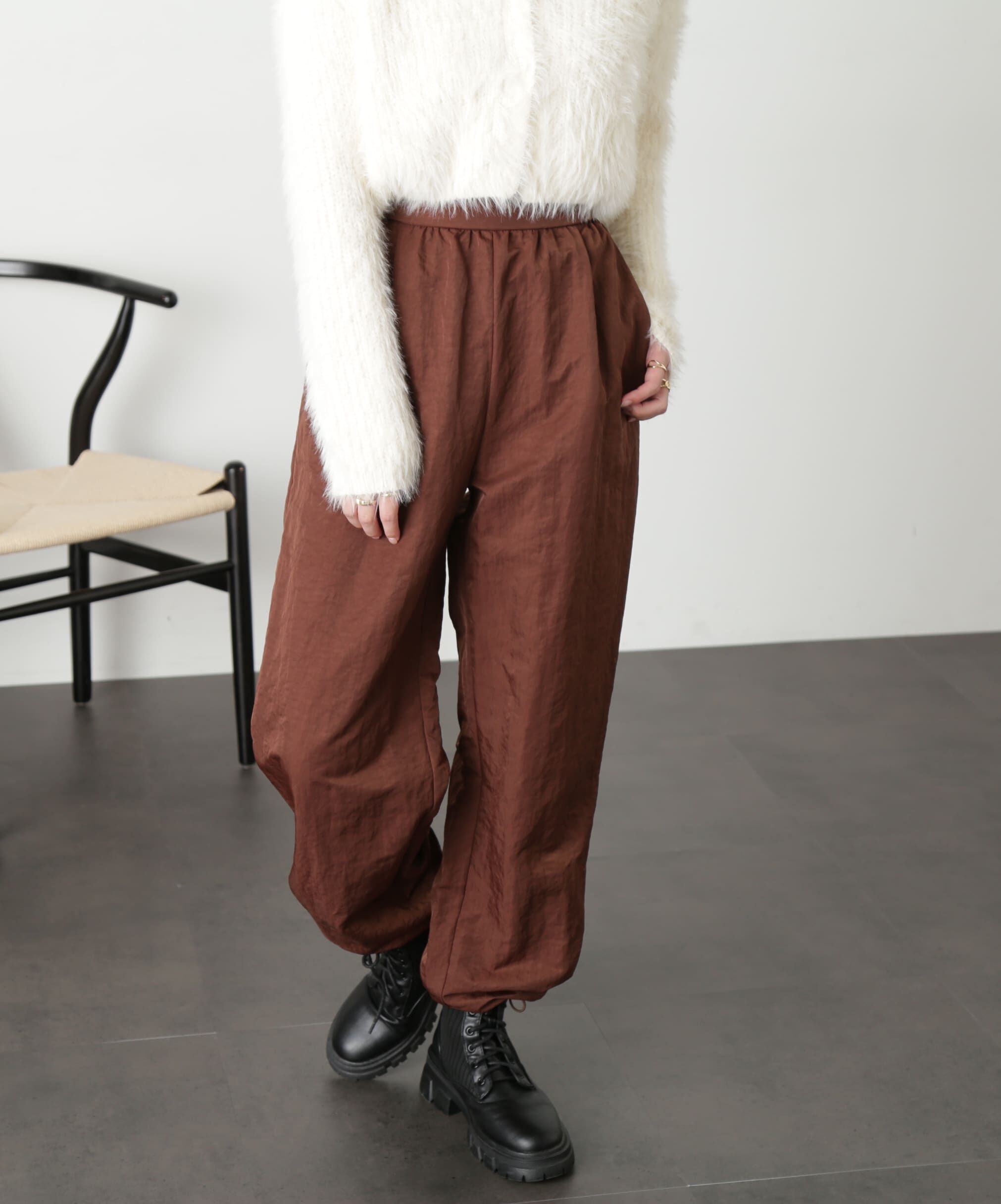  「裾ドロストイージーパンツ」|その他|