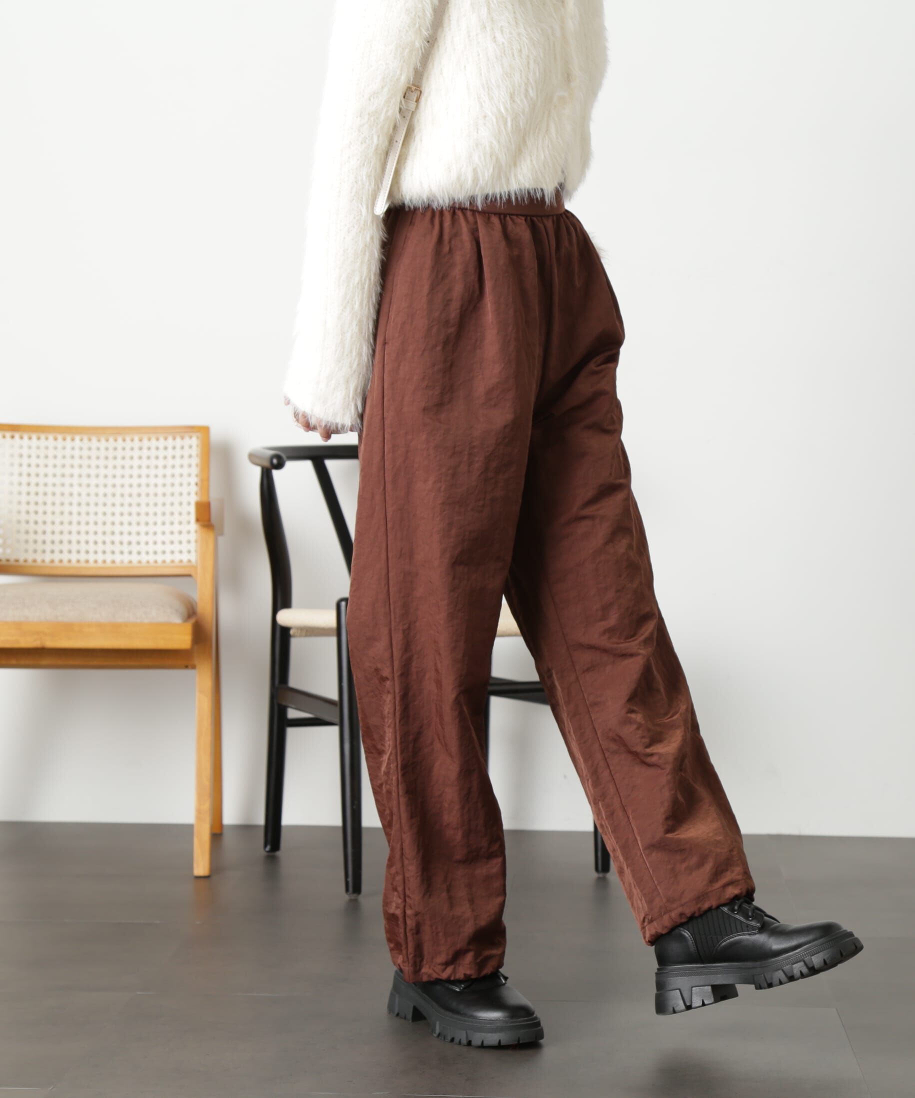  「裾ドロストイージーパンツ」|その他|