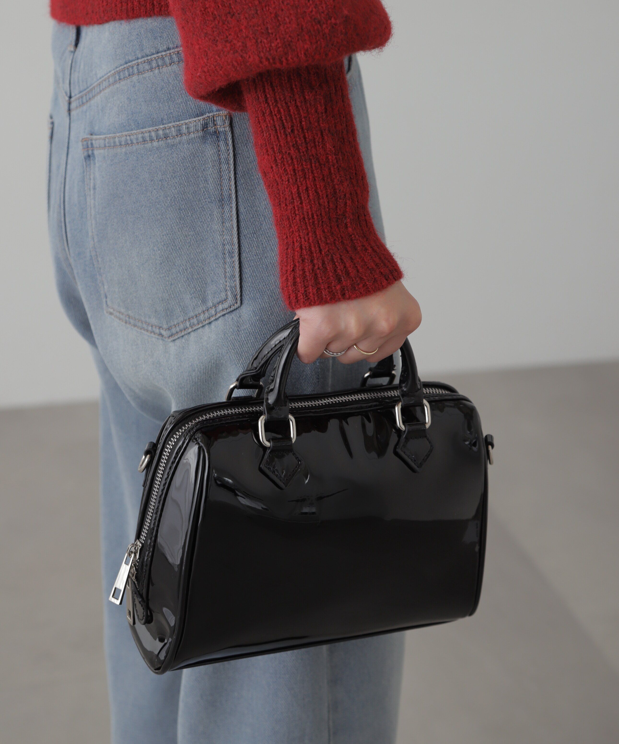  「エナメルミニボストンバッグ」|その他|